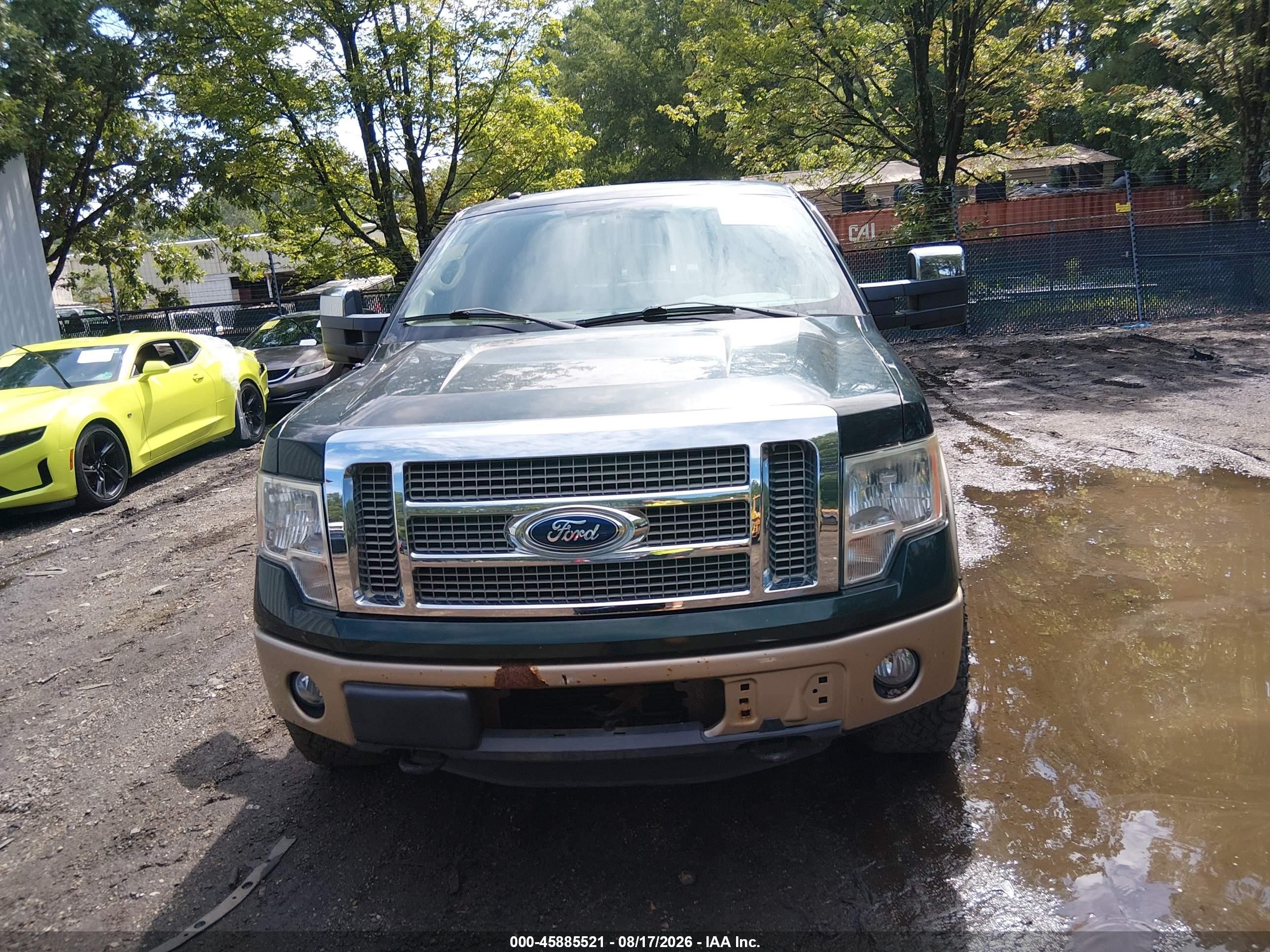 2012 Ford F-150 King Ranch Green vin: 1FTFW1ET2CKD42057