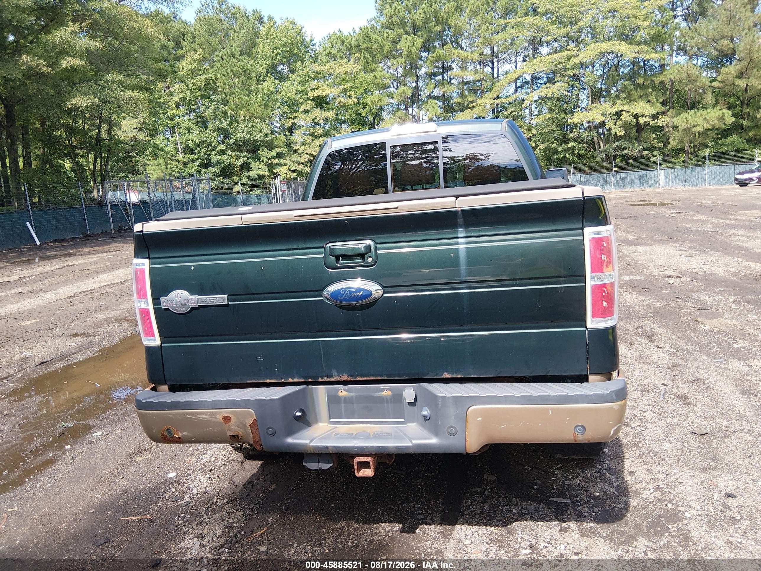 2012 Ford F-150 King Ranch Green vin: 1FTFW1ET2CKD42057