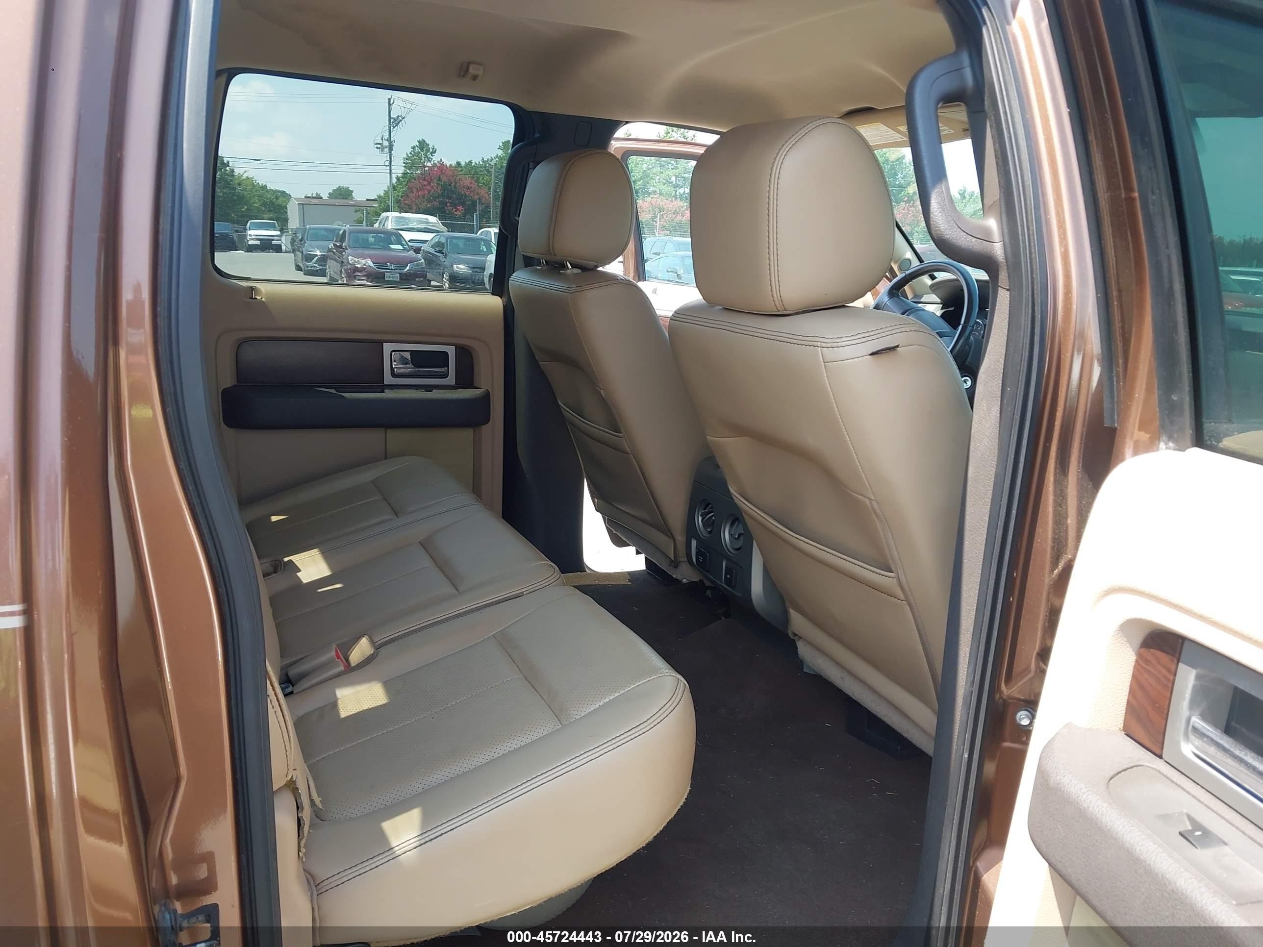 2012 Ford F-150 Lariat Brown vin: 1FTFW1ET2CKD60753
