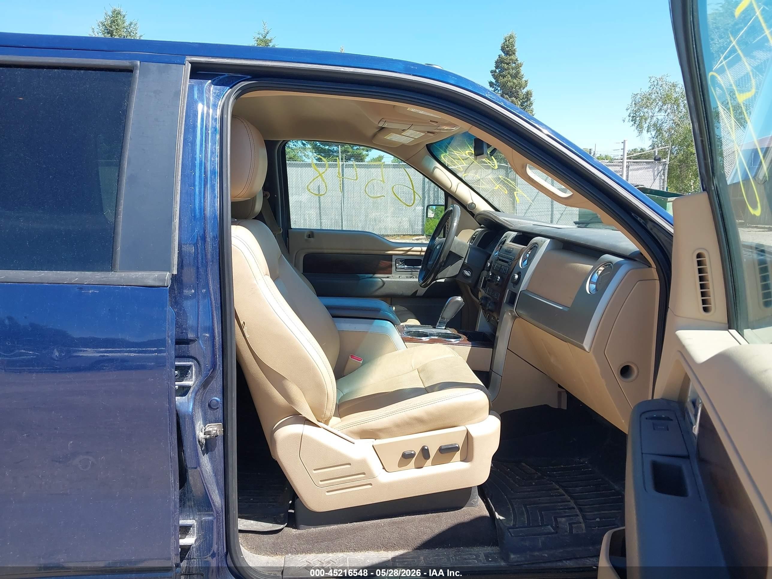 2012 Ford F-150 Lariat Blue vin: 1FTFW1ET2CKD74409