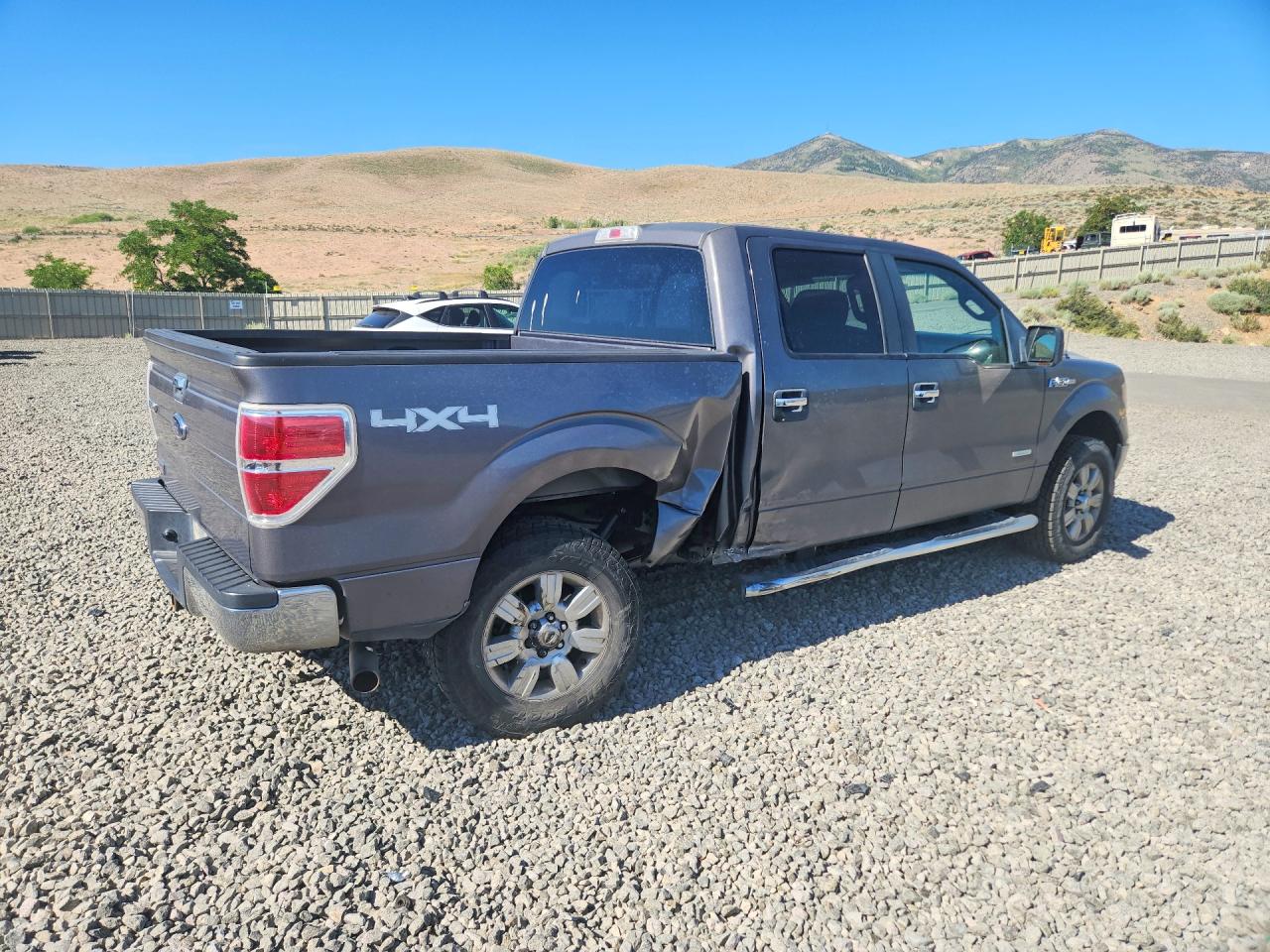 2012 Ford F150 Supercrew Gray vin: 1FTFW1ET2CKE19655