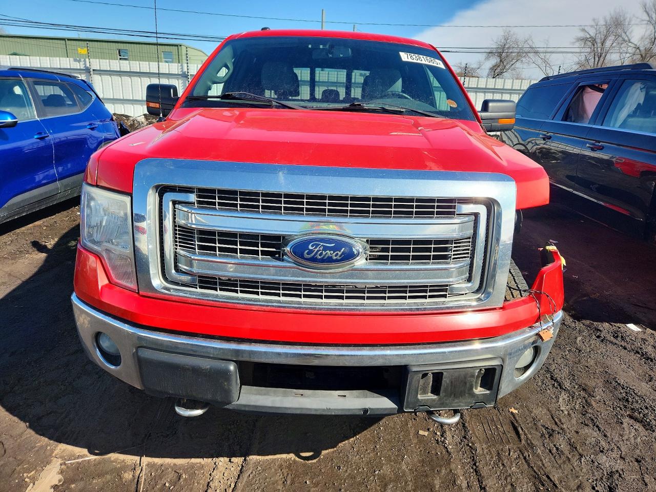2013 Ford F150 Supercrew Red vin: 1FTFW1ET2DFA25616