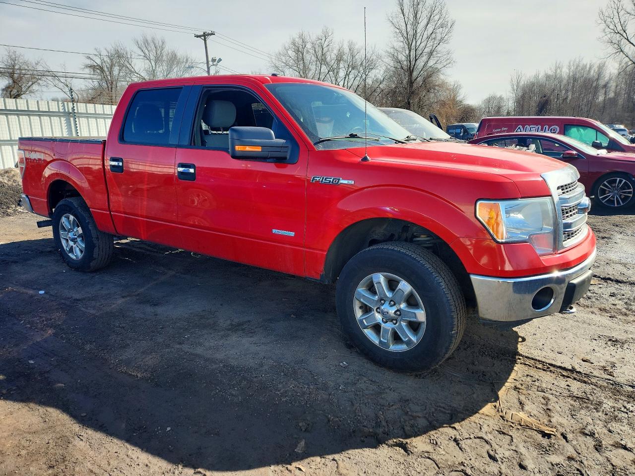 2013 Ford F150 Supercrew Red vin: 1FTFW1ET2DFA25616