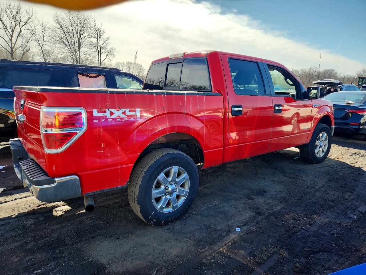 2013 Ford F150 Supercrew Red vin: 1FTFW1ET2DFA25616