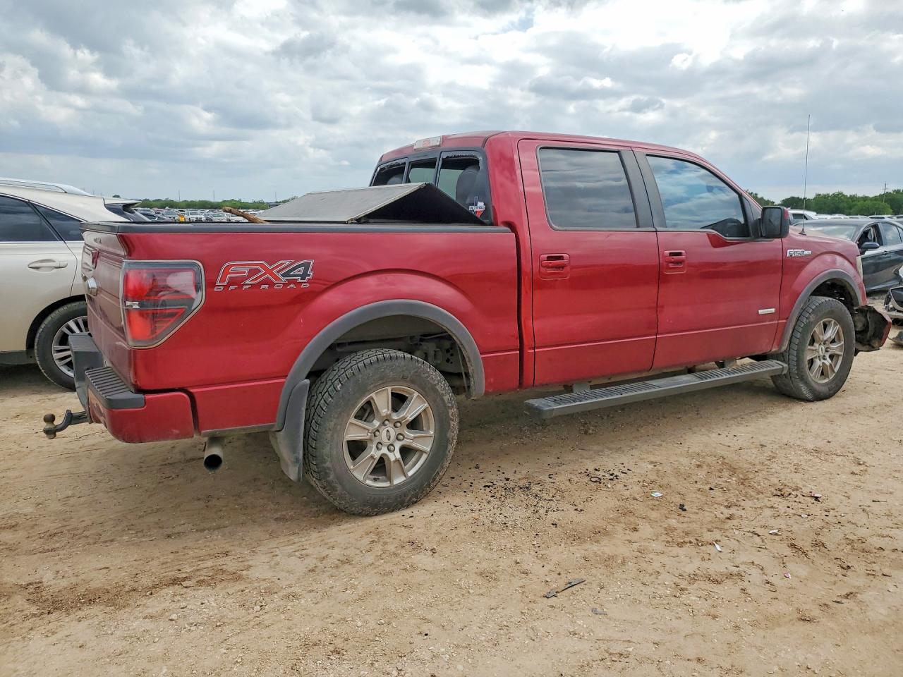 2013 Ford F150 Supercrew Red vin: 1FTFW1ET2DFA77098