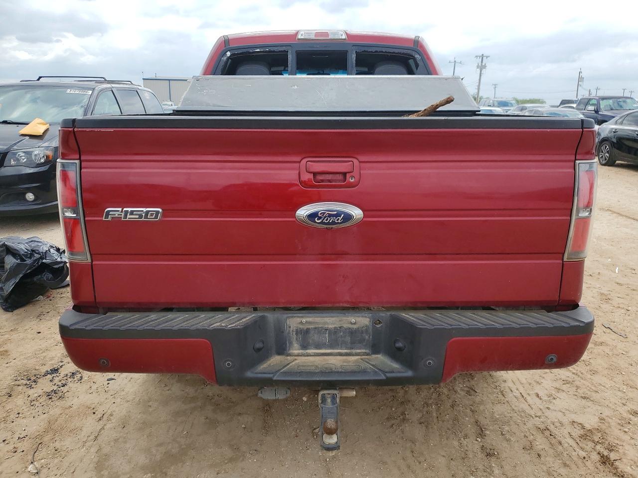 2013 Ford F150 Supercrew Red vin: 1FTFW1ET2DFA77098