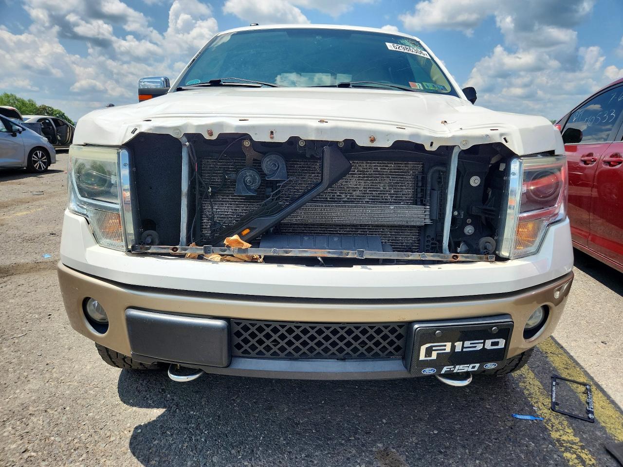 2013 Ford F150 Supercrew White vin: 1FTFW1ET2DFA84844
