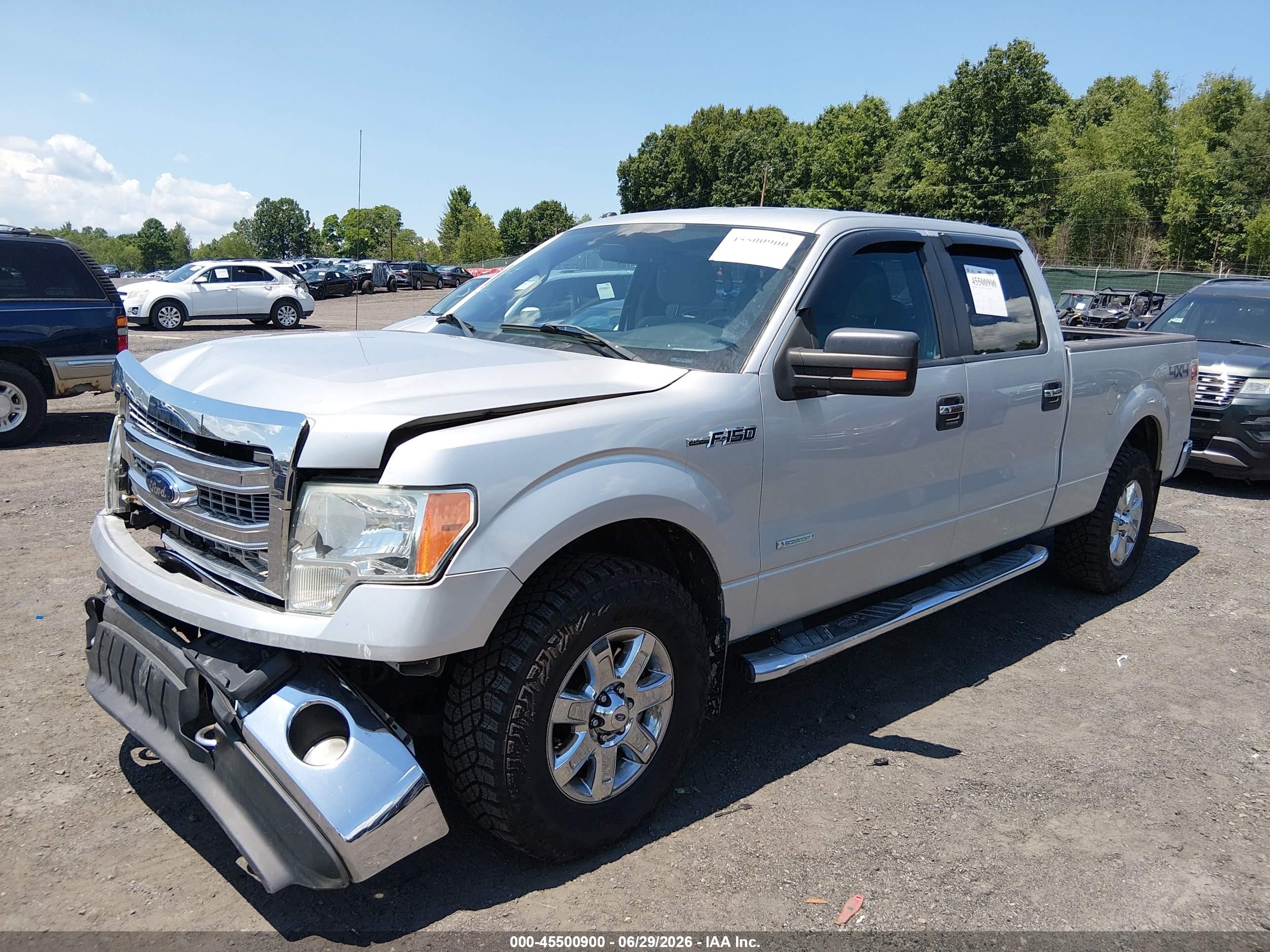 2013 Ford F-150 Fx4/king Ranch/lariat/limited/platinum/xl/xlt Silver vin: 1FTFW1ET2DFB05370