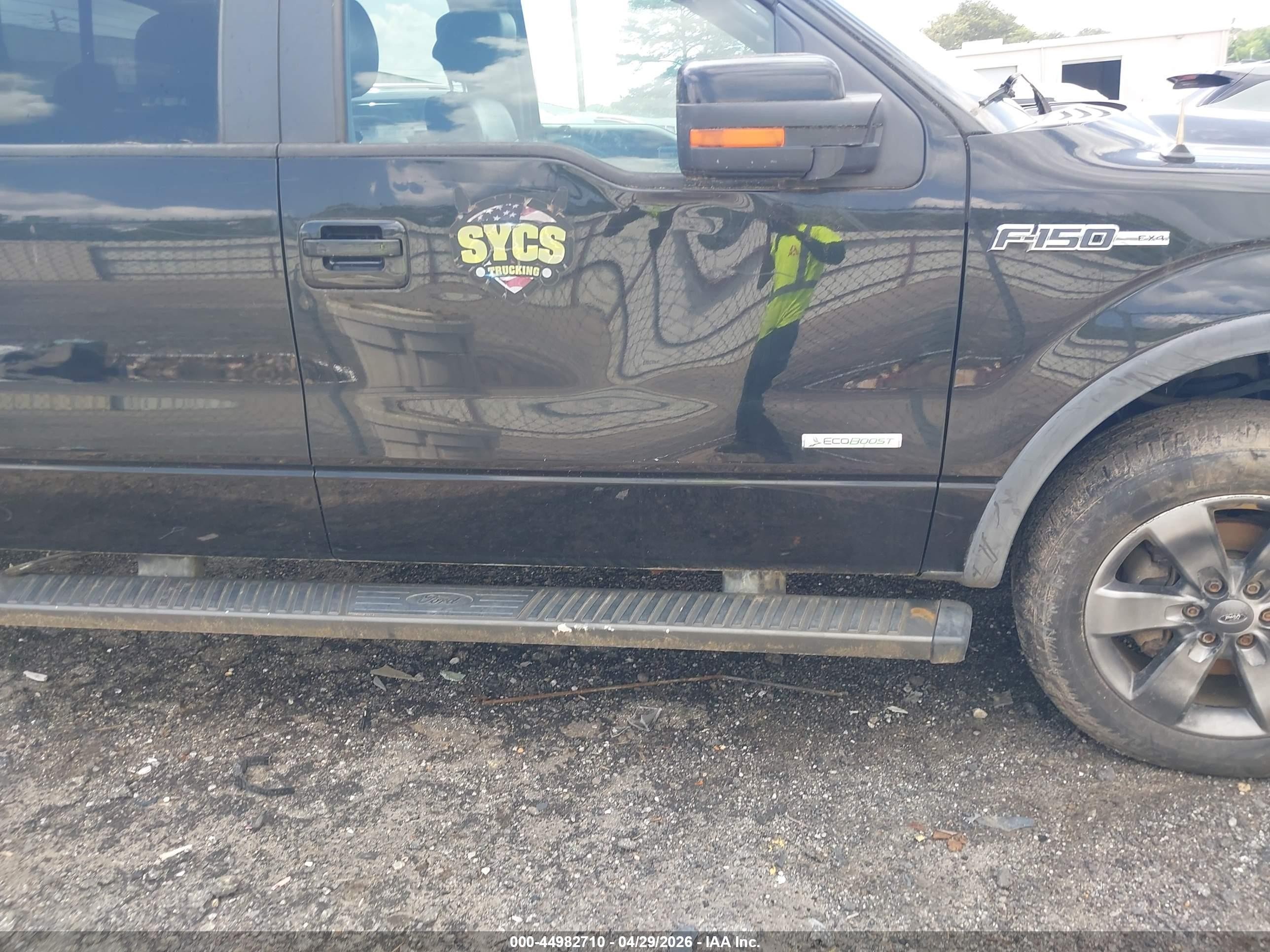 2013 Ford F-150 Fx4 Black vin: 1FTFW1ET2DFB24498