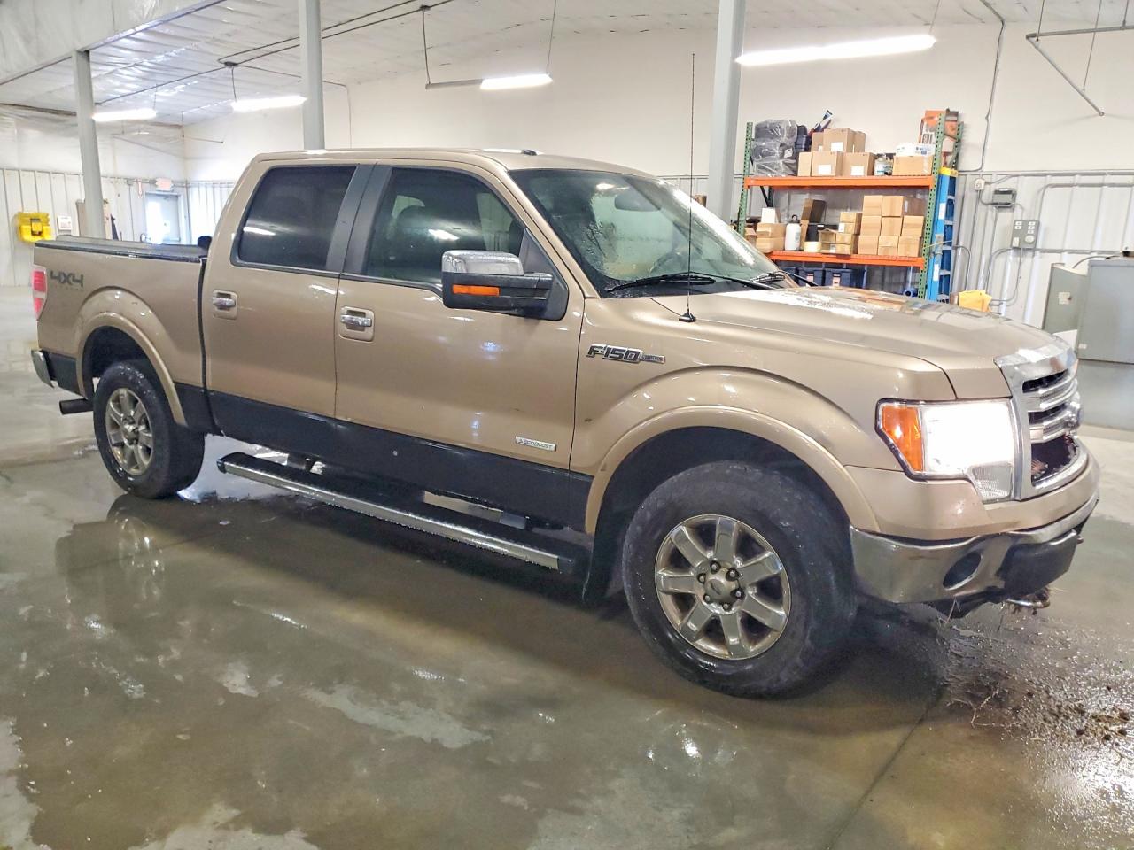 2013 Ford F150 Supercrew Tan vin: 1FTFW1ET2DFC05257