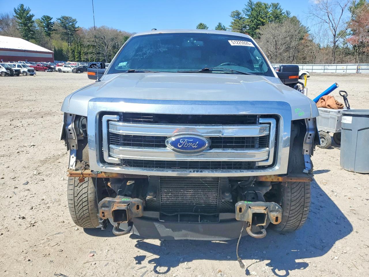 2013 Ford F150 Supercrew Silver vin: 1FTFW1ET2DFC21927