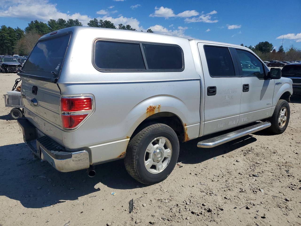 2013 Ford F150 Supercrew Silver vin: 1FTFW1ET2DFC21927