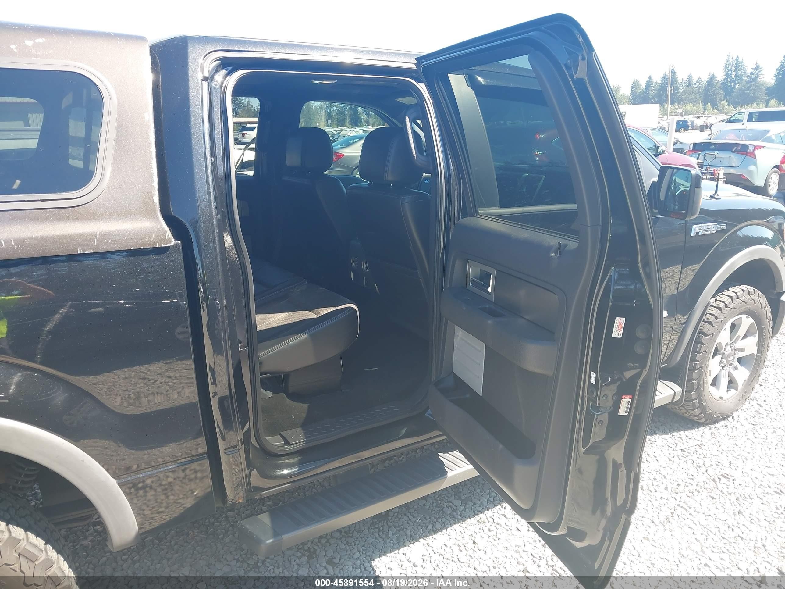 2013 Ford F-150 Fx4 Black vin: 1FTFW1ET2DFC83005