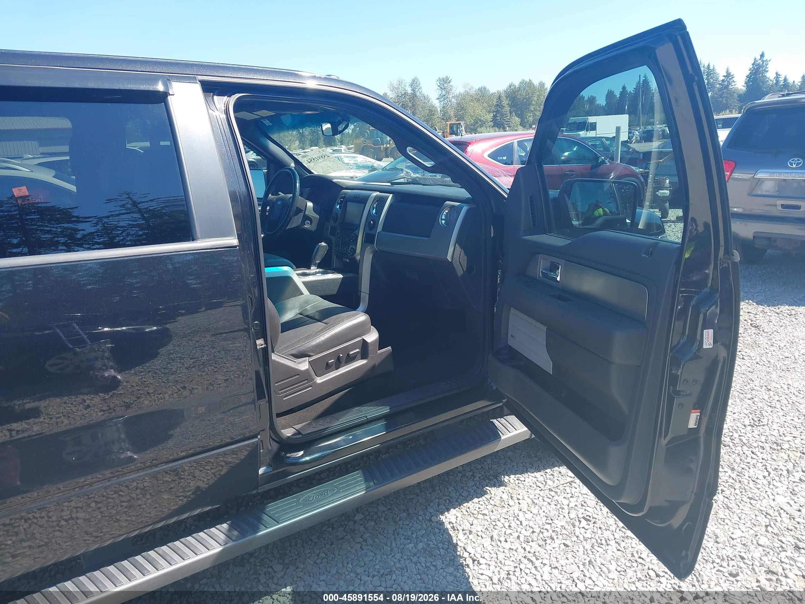 2013 Ford F-150 Fx4 Black vin: 1FTFW1ET2DFC83005