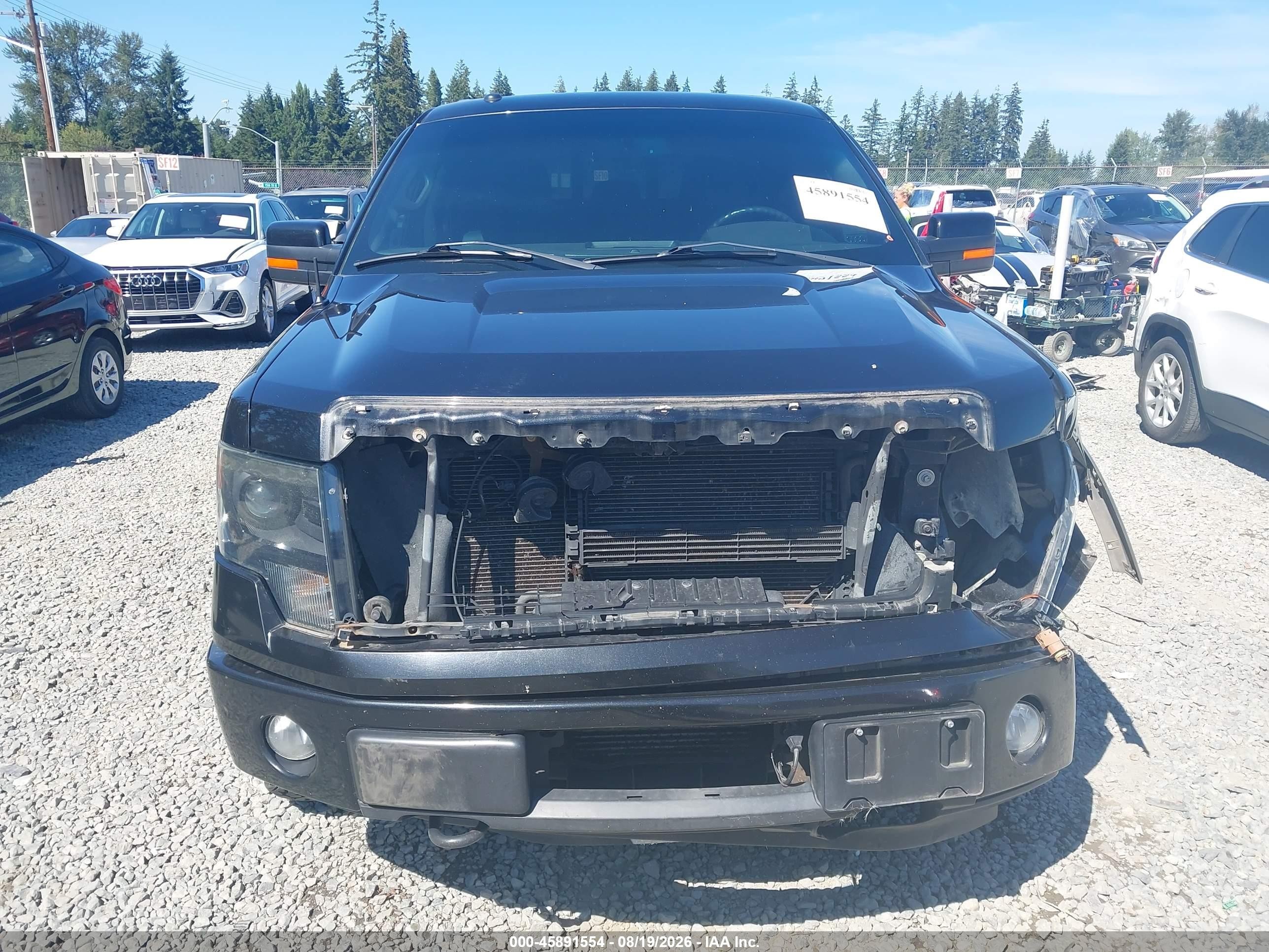 2013 Ford F-150 Fx4 Black vin: 1FTFW1ET2DFC83005