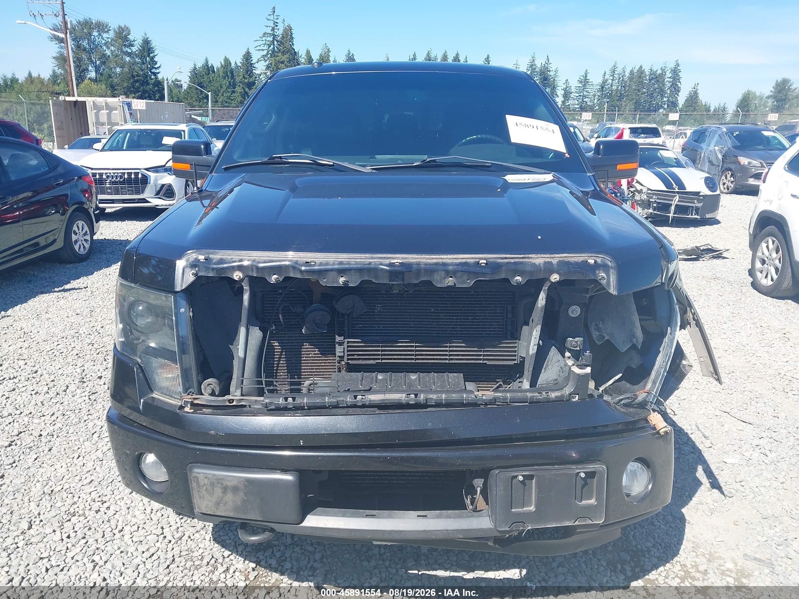 2013 Ford F-150 Fx4 Black vin: 1FTFW1ET2DFC83005