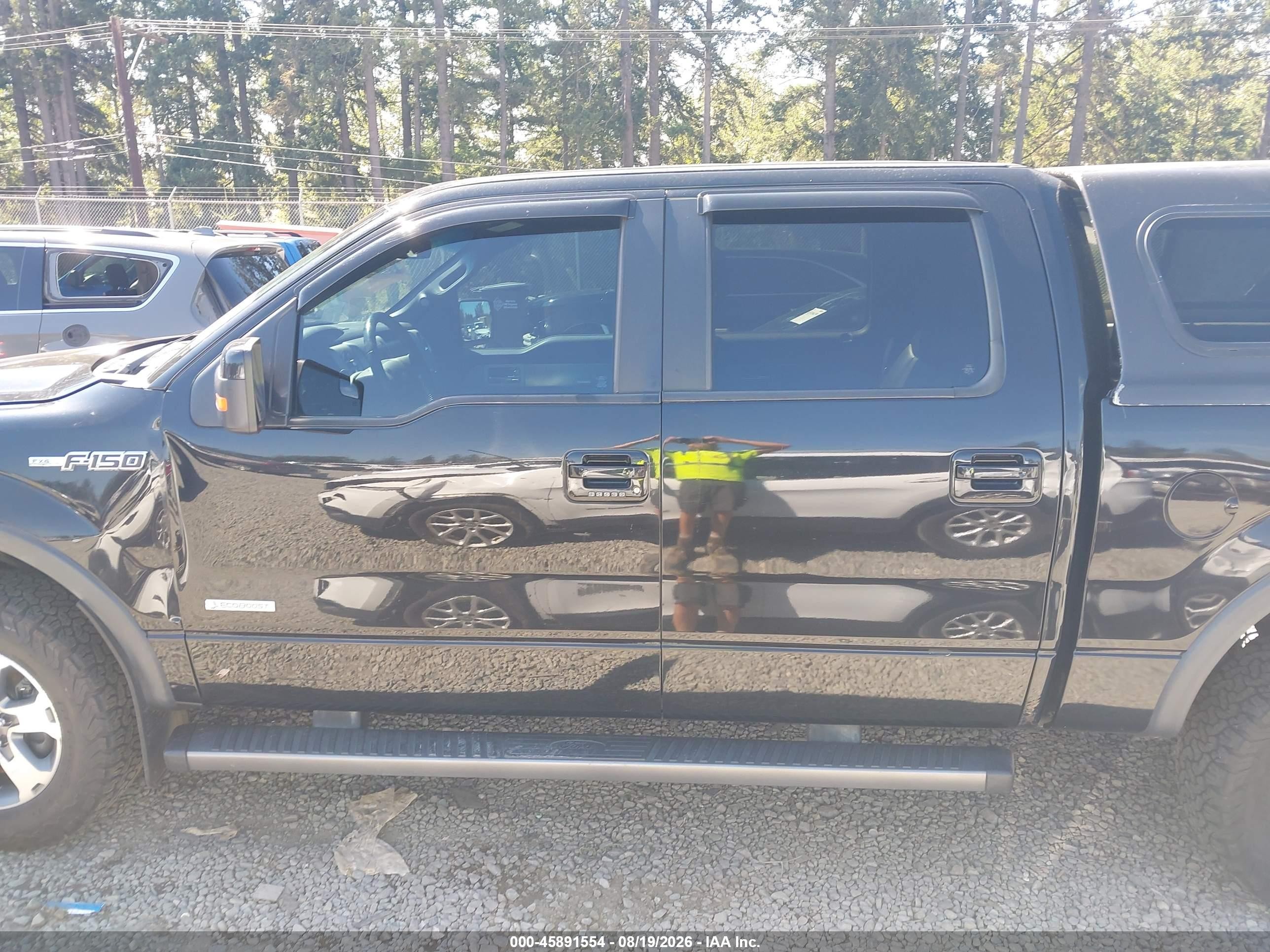 2013 Ford F-150 Fx4 Black vin: 1FTFW1ET2DFC83005
