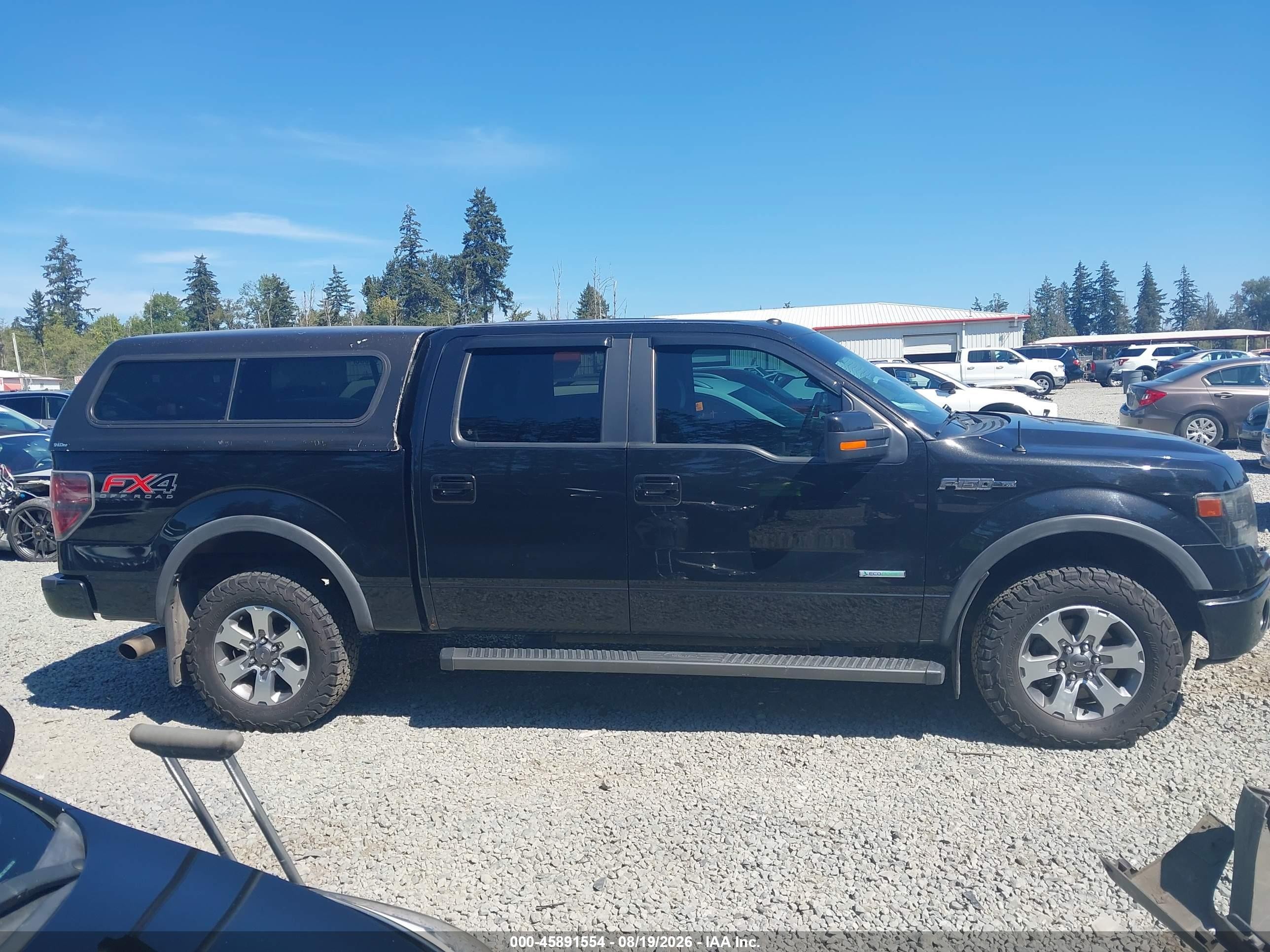 2013 Ford F-150 Fx4 Black vin: 1FTFW1ET2DFC83005