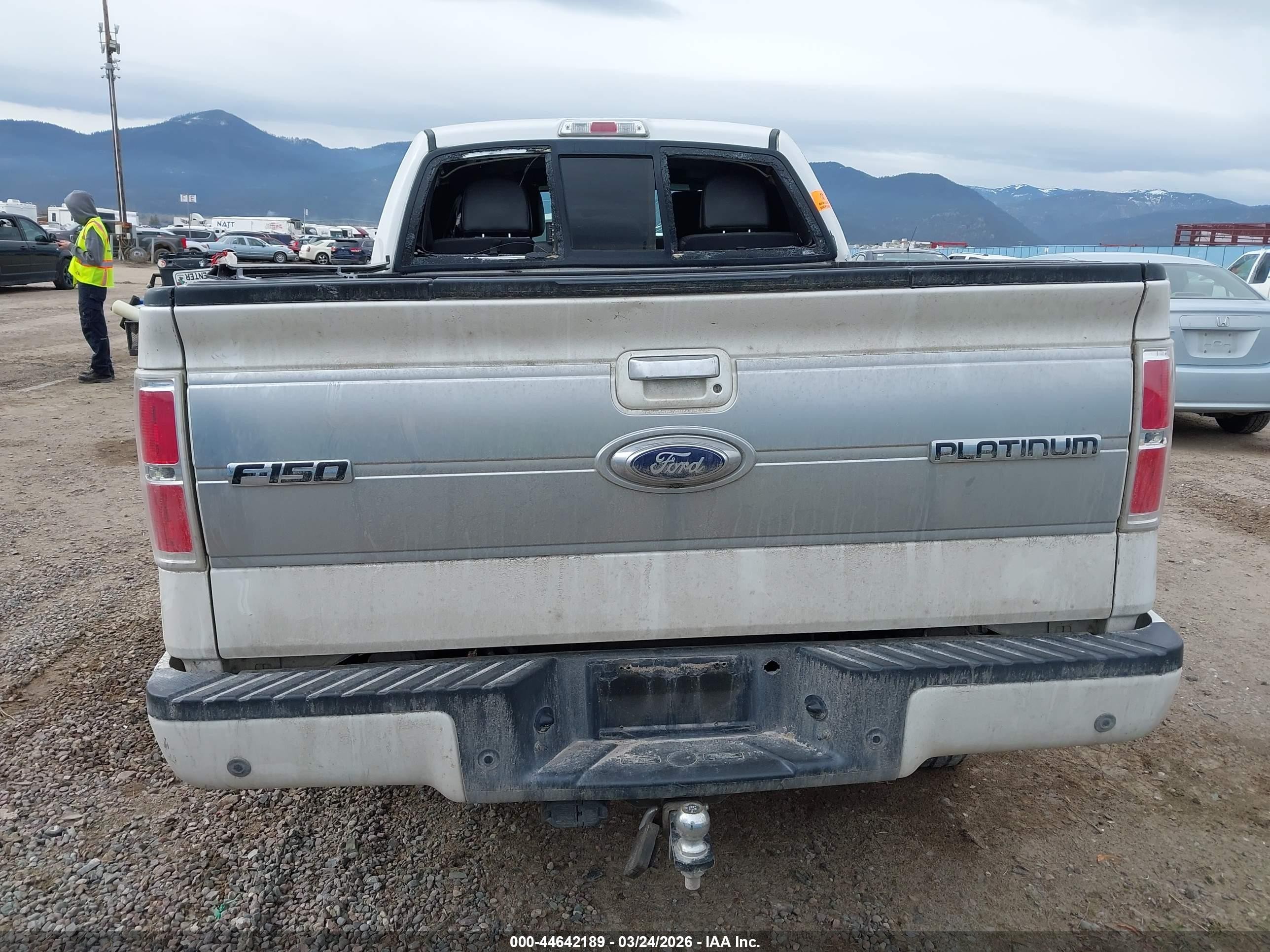2013 Ford F-150 Platinum White vin: 1FTFW1ET2DFD18514