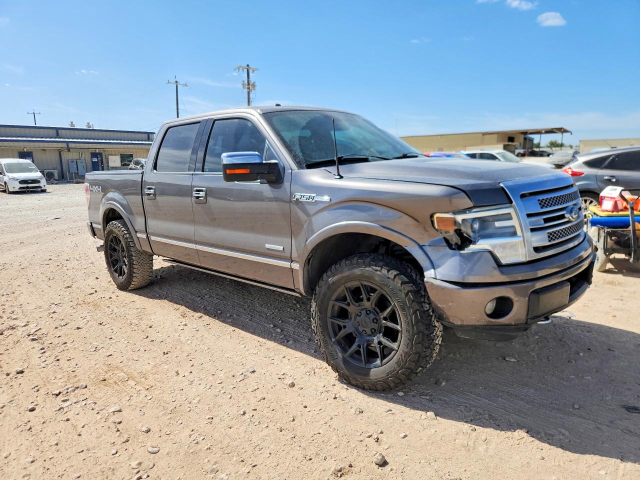 2013 Ford F150 Supercrew Gray vin: 1FTFW1ET2DFD19257