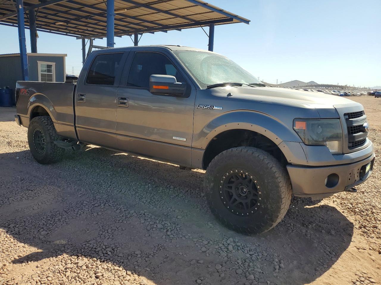 2013 Ford F150 Supercrew Gray vin: 1FTFW1ET2DFD19291