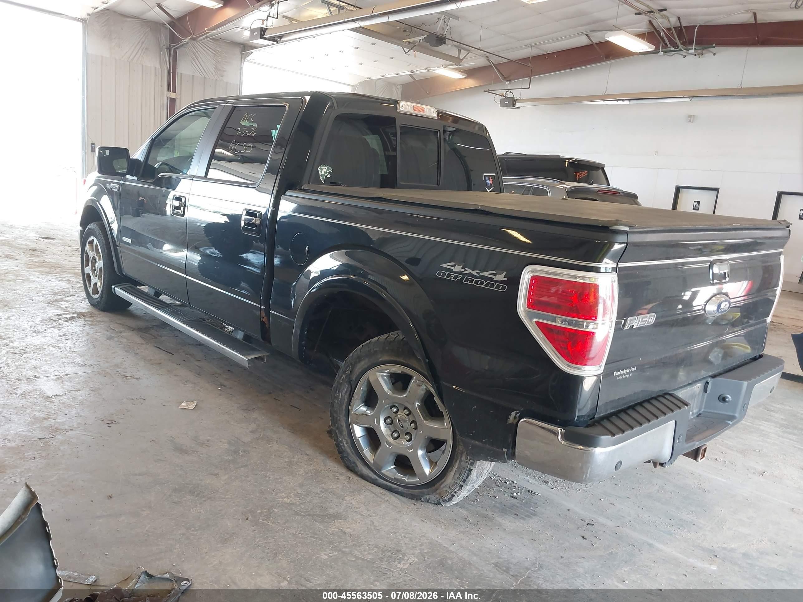2013 Ford F-150 Fx4/king Ranch/lariat/limited/platinum/xl/xlt Black vin: 1FTFW1ET2DFD39881