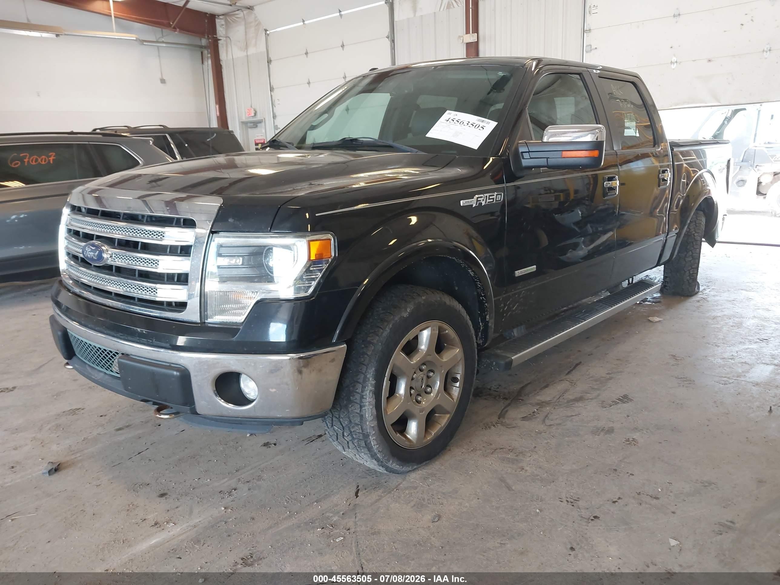 2013 Ford F-150 Fx4/king Ranch/lariat/limited/platinum/xl/xlt Black vin: 1FTFW1ET2DFD39881