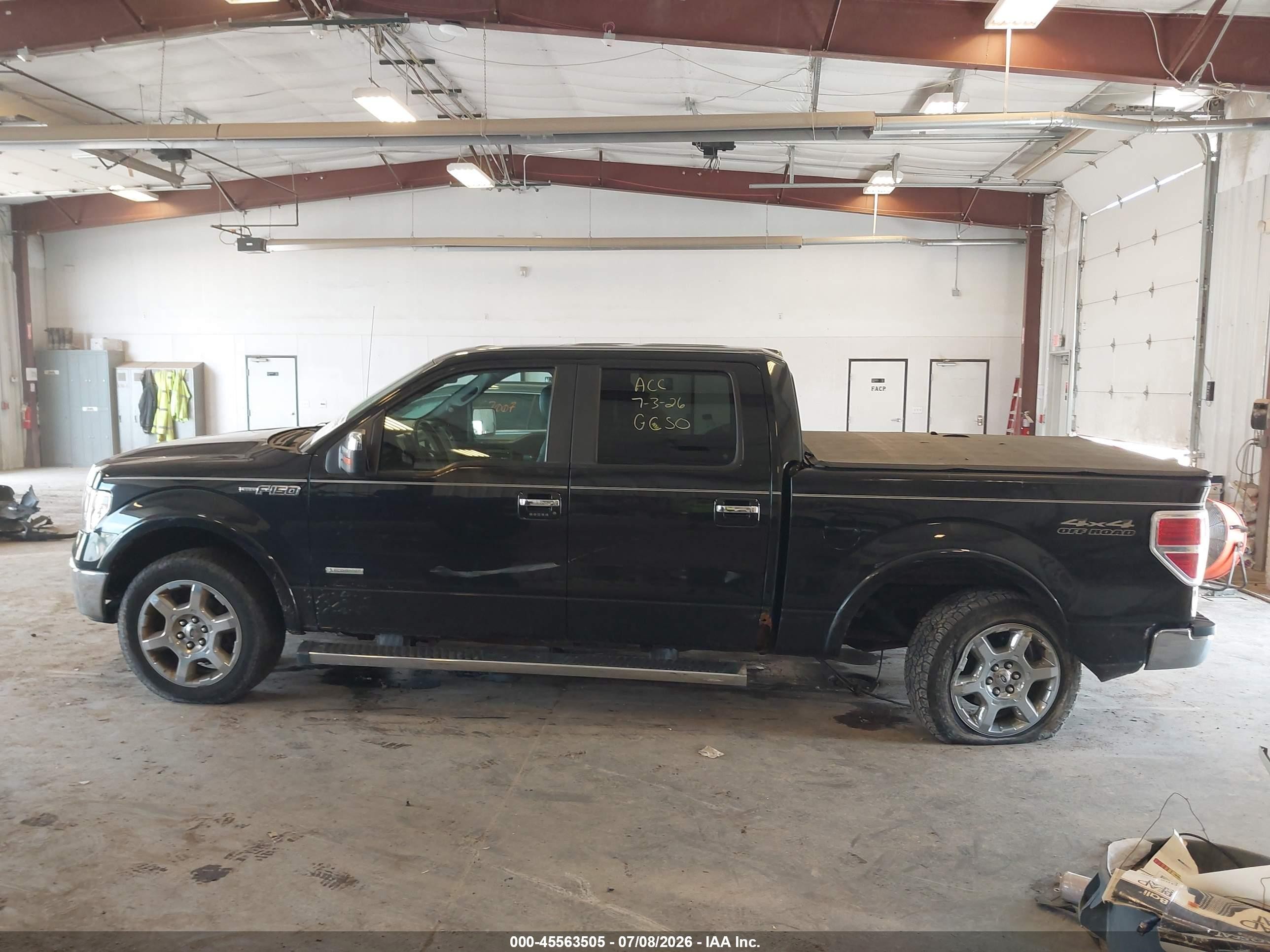 2013 Ford F-150 Fx4/king Ranch/lariat/limited/platinum/xl/xlt Black vin: 1FTFW1ET2DFD39881