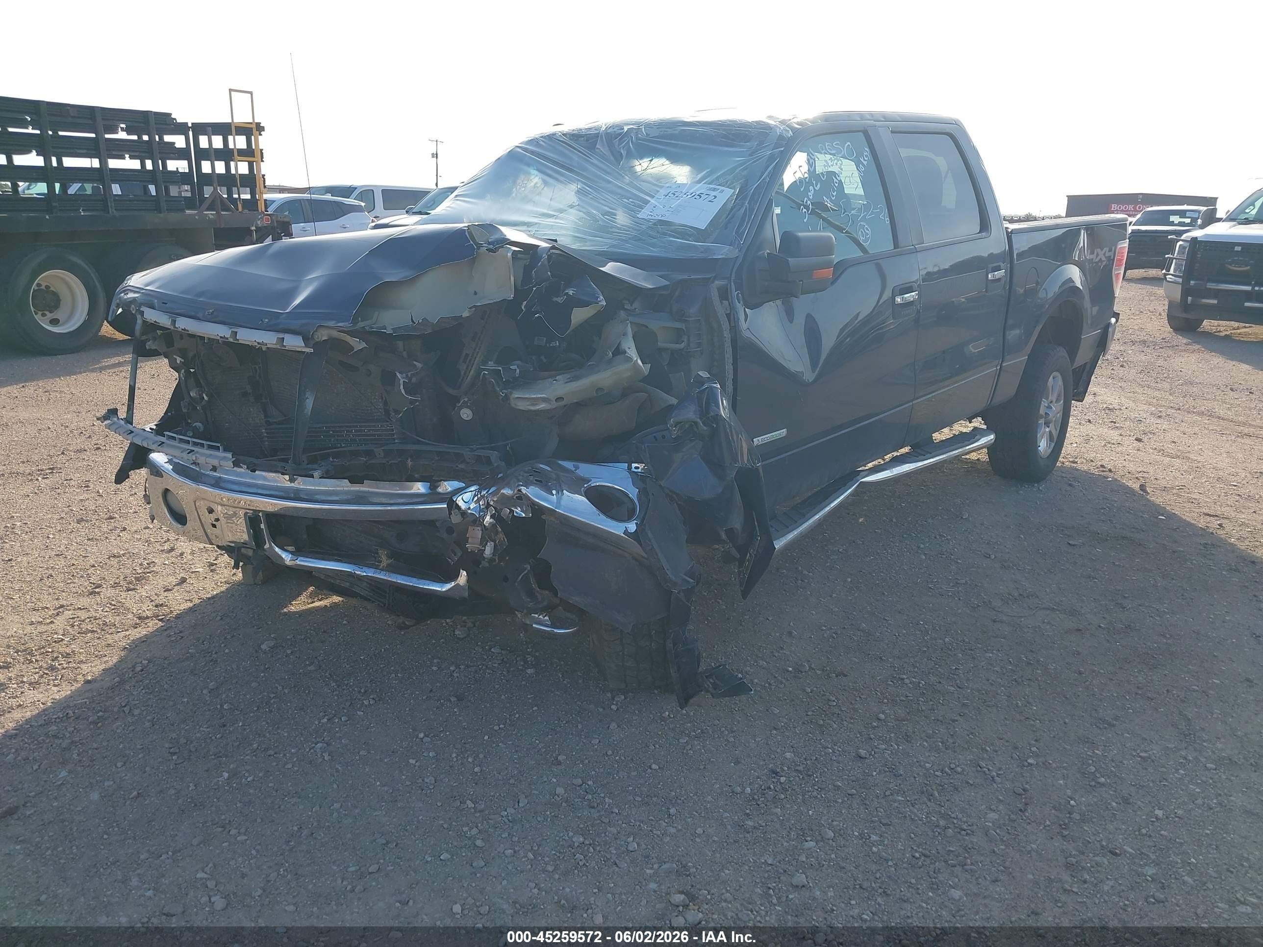 2013 Ford F-150 Xlt Blue vin: 1FTFW1ET2DKE03022