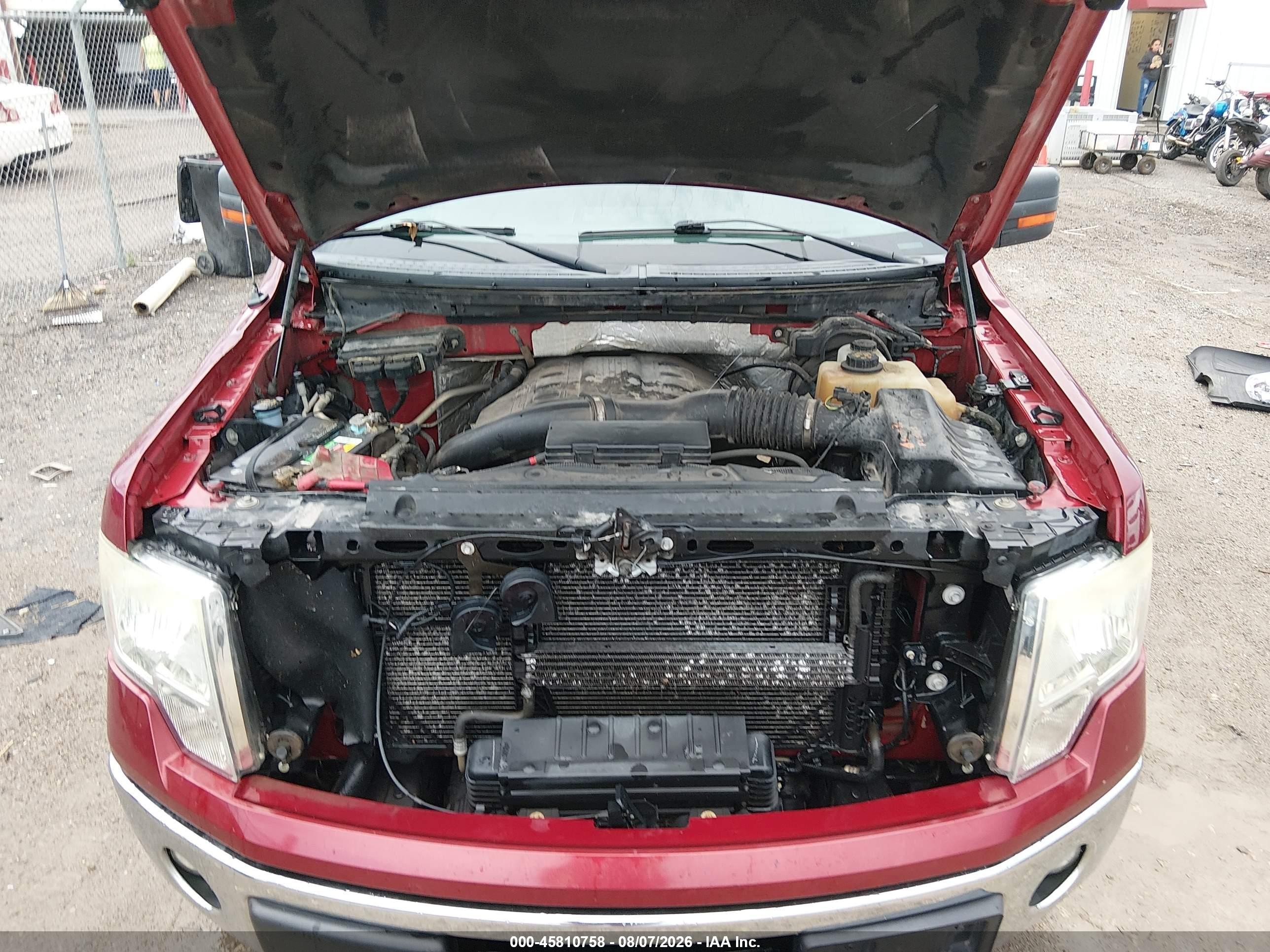 2013 Ford F-150 Xlt Red vin: 1FTFW1ET2DKE03473