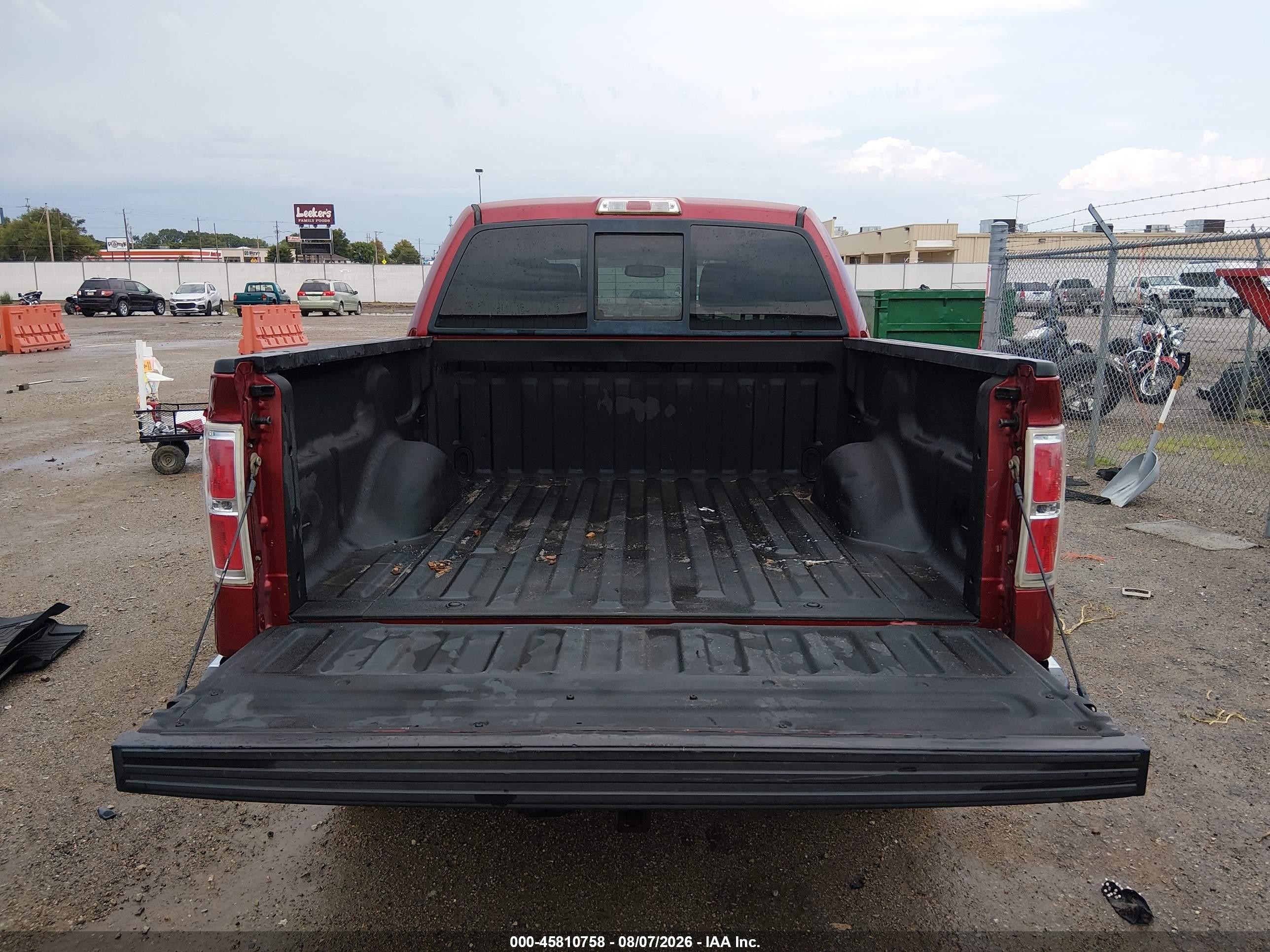 2013 Ford F-150 Xlt Red vin: 1FTFW1ET2DKE03473