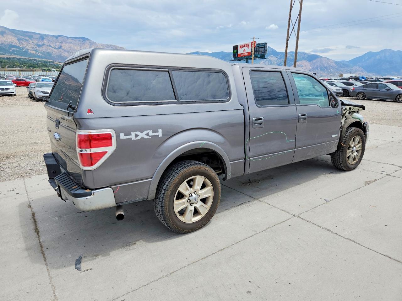 2013 Ford F150 Supercrew Gray vin: 1FTFW1ET2DKE40782