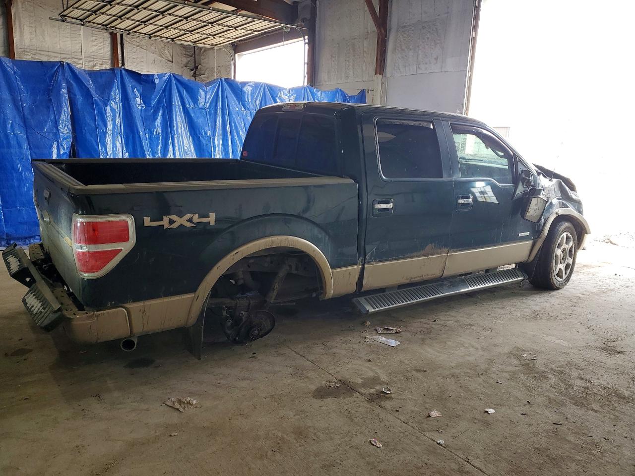 2013 Ford F150 Supercrew Green vin: 1FTFW1ET2DKE60188