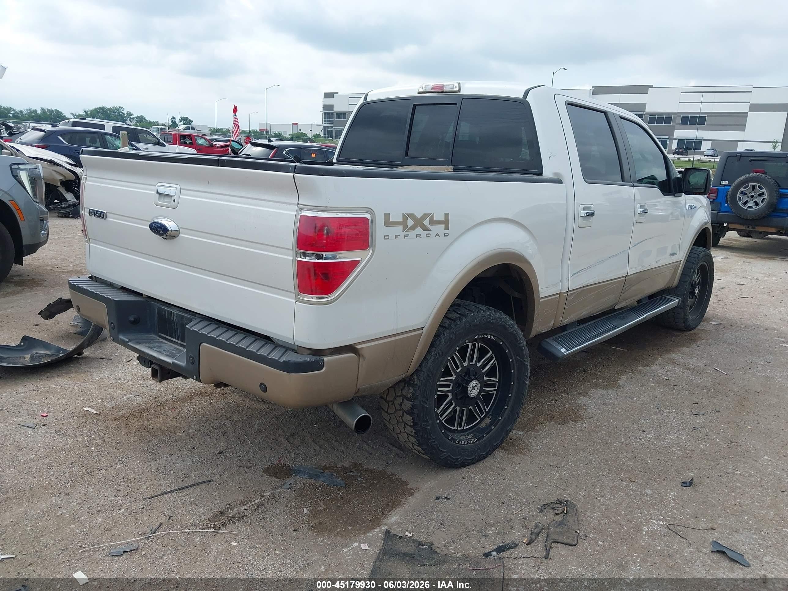 2013 Ford F-150 Lariat Белый vin: 1FTFW1ET2DKE65522