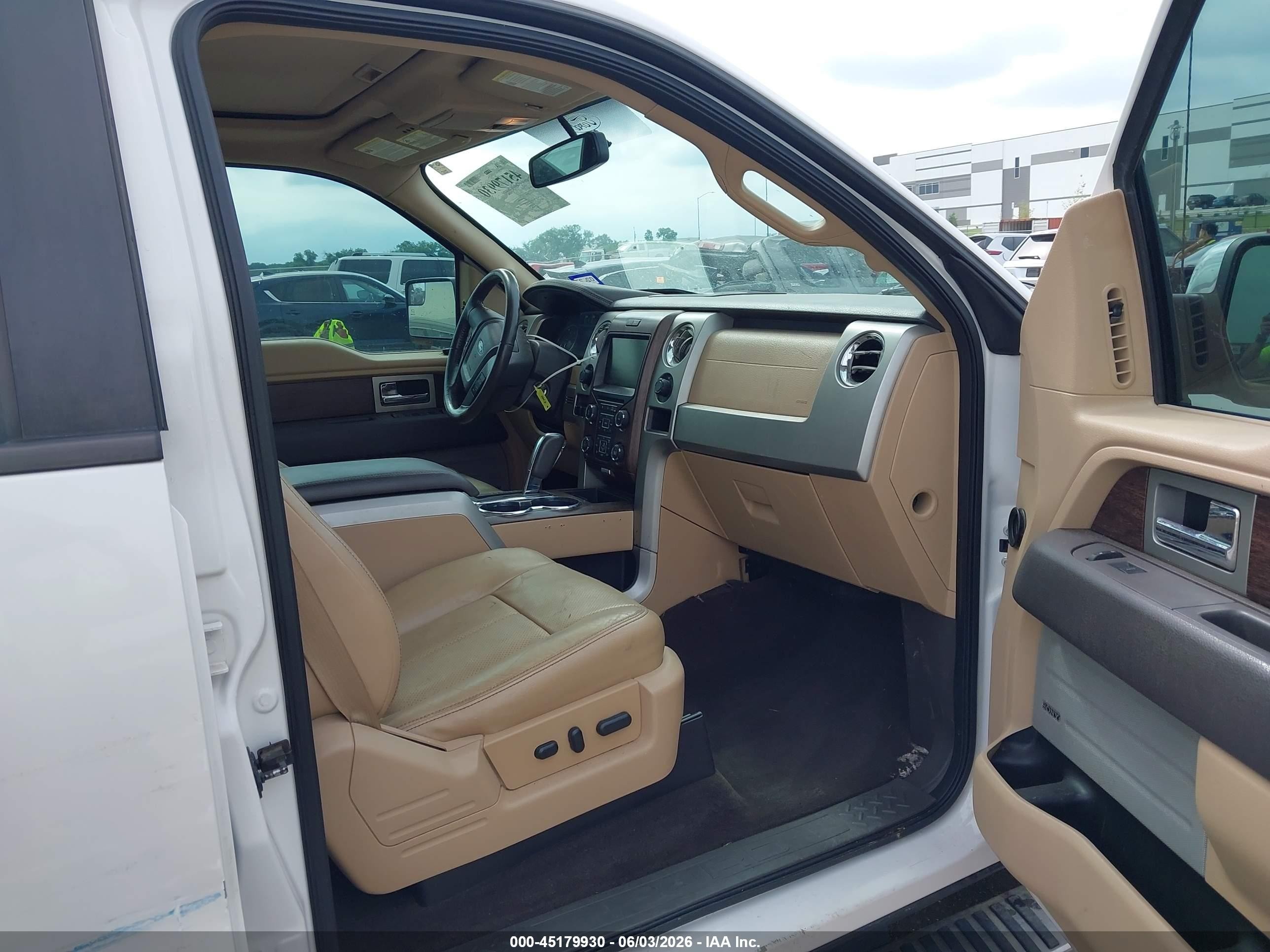 2013 Ford F-150 Lariat Белый vin: 1FTFW1ET2DKE65522