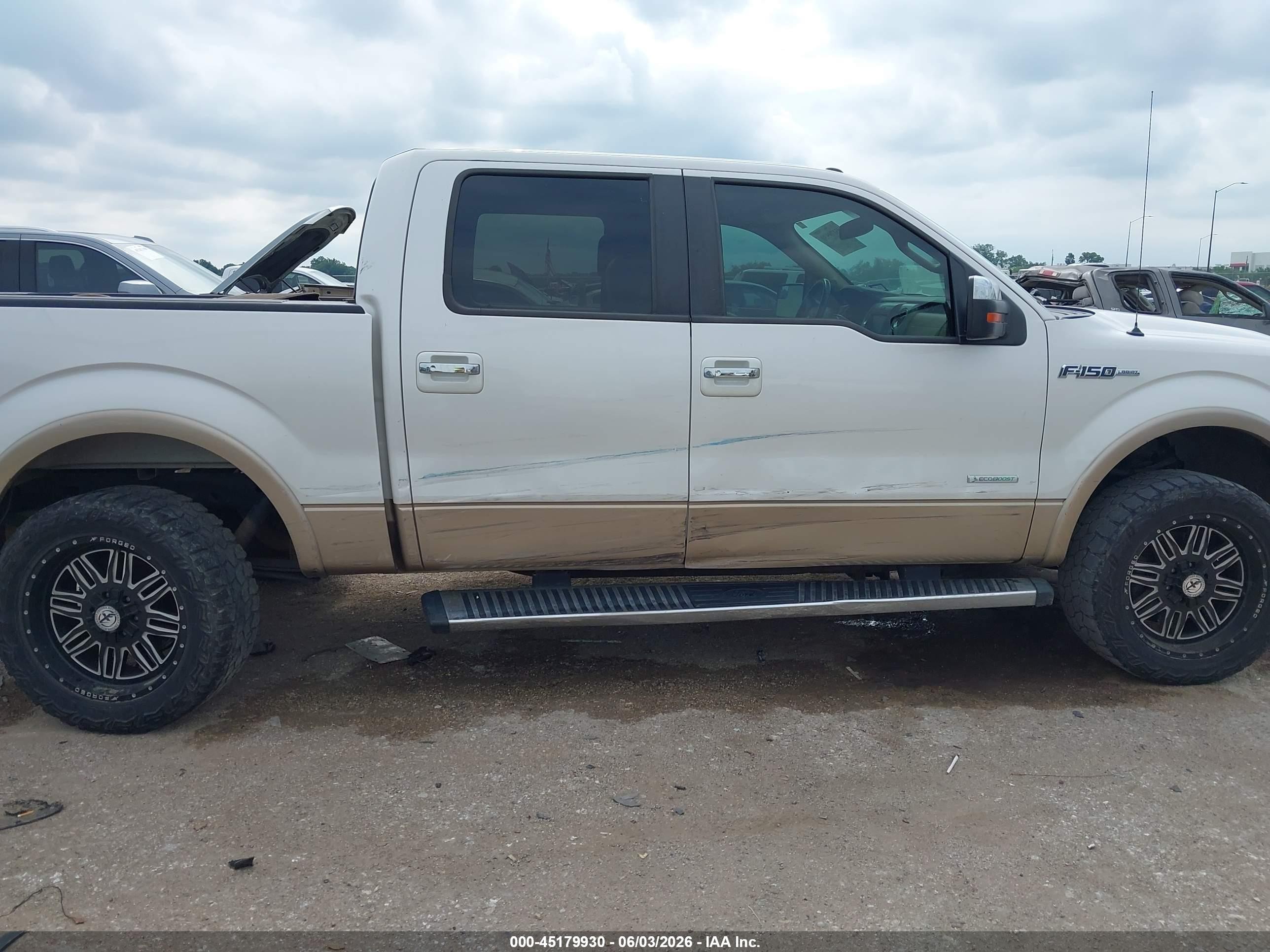 2013 Ford F-150 Lariat Белый vin: 1FTFW1ET2DKE65522