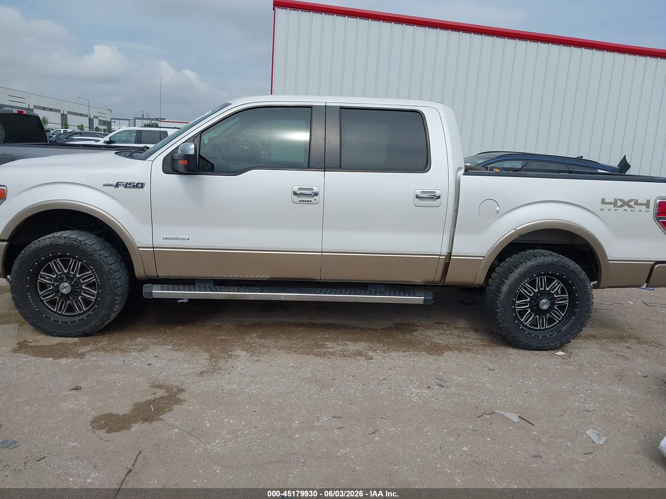 2013 Ford F-150 Lariat Белый vin: 1FTFW1ET2DKE65522