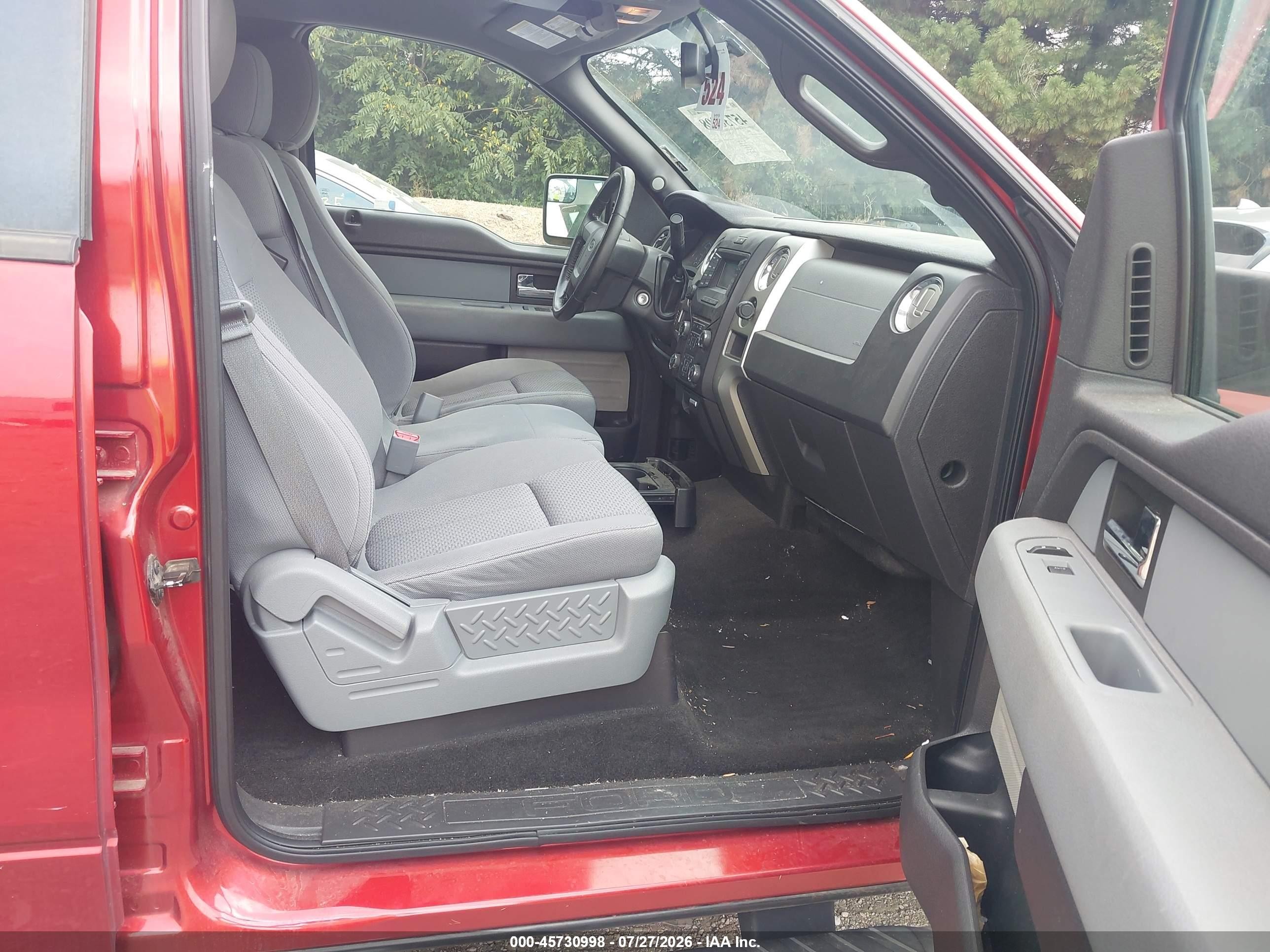 2013 Ford F-150 Xlt Red vin: 1FTFW1ET2DKE87455