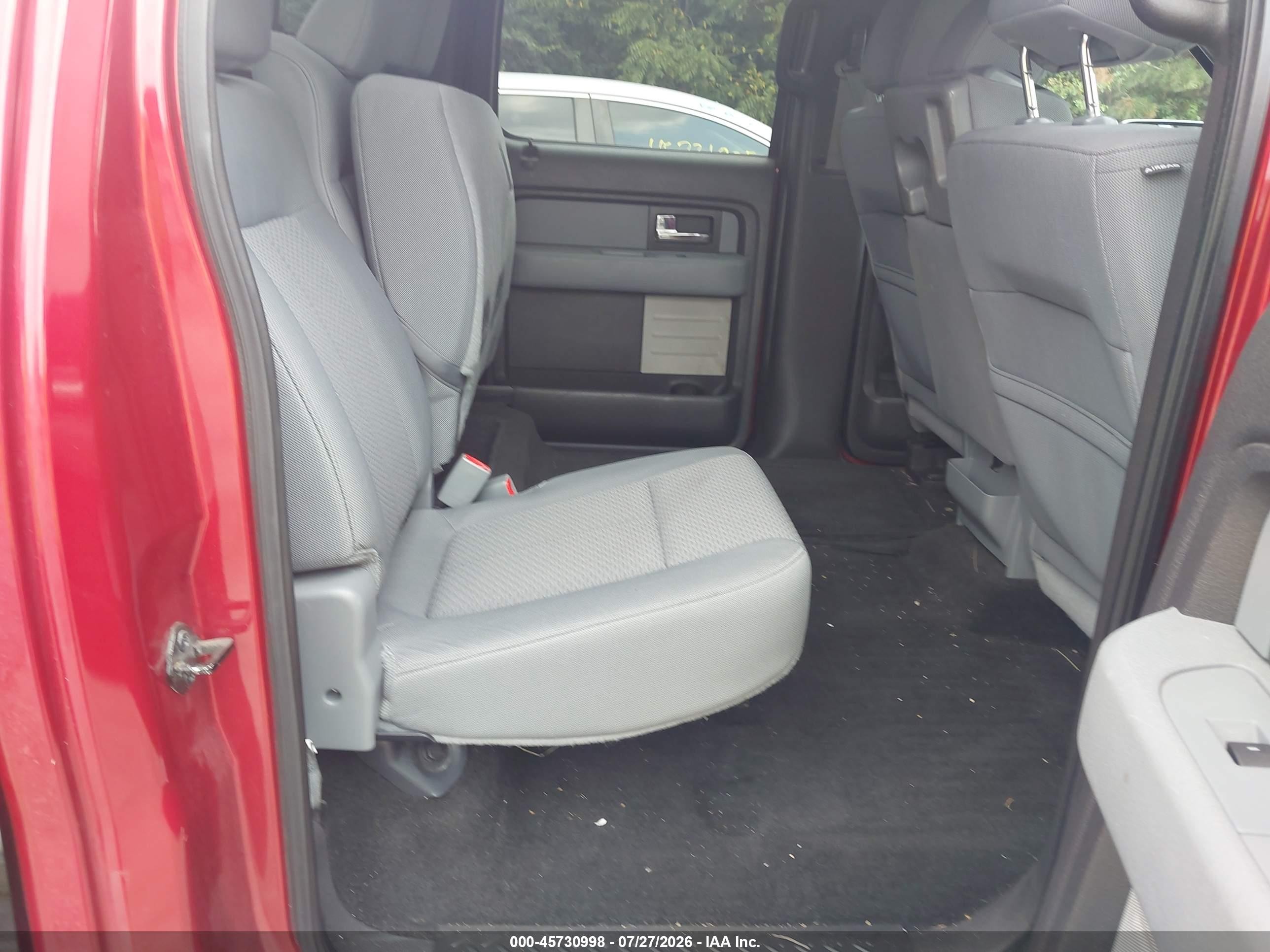 2013 Ford F-150 Xlt Red vin: 1FTFW1ET2DKE87455