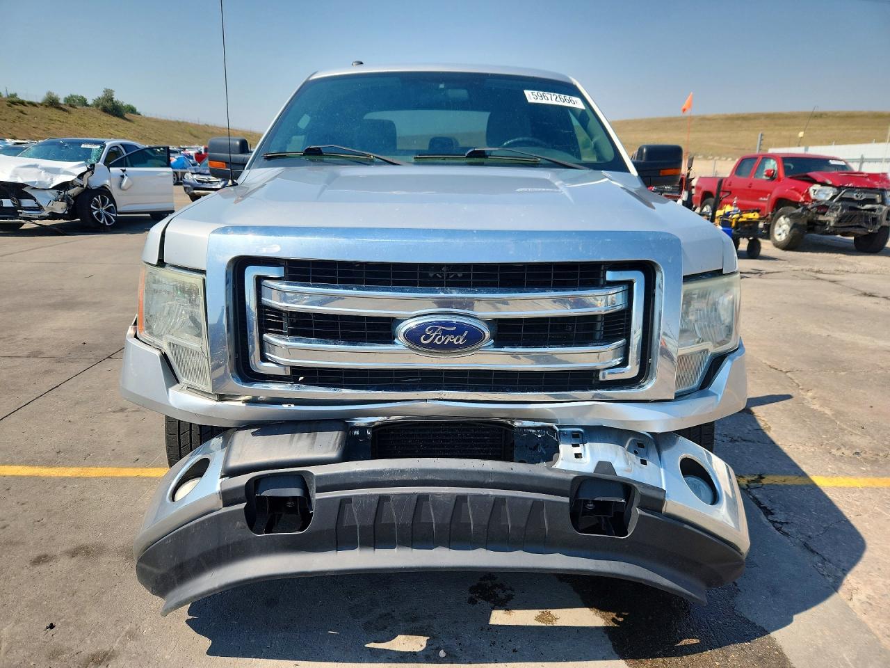 2013 Ford F150 Supercrew Silver vin: 1FTFW1ET2DKF36900
