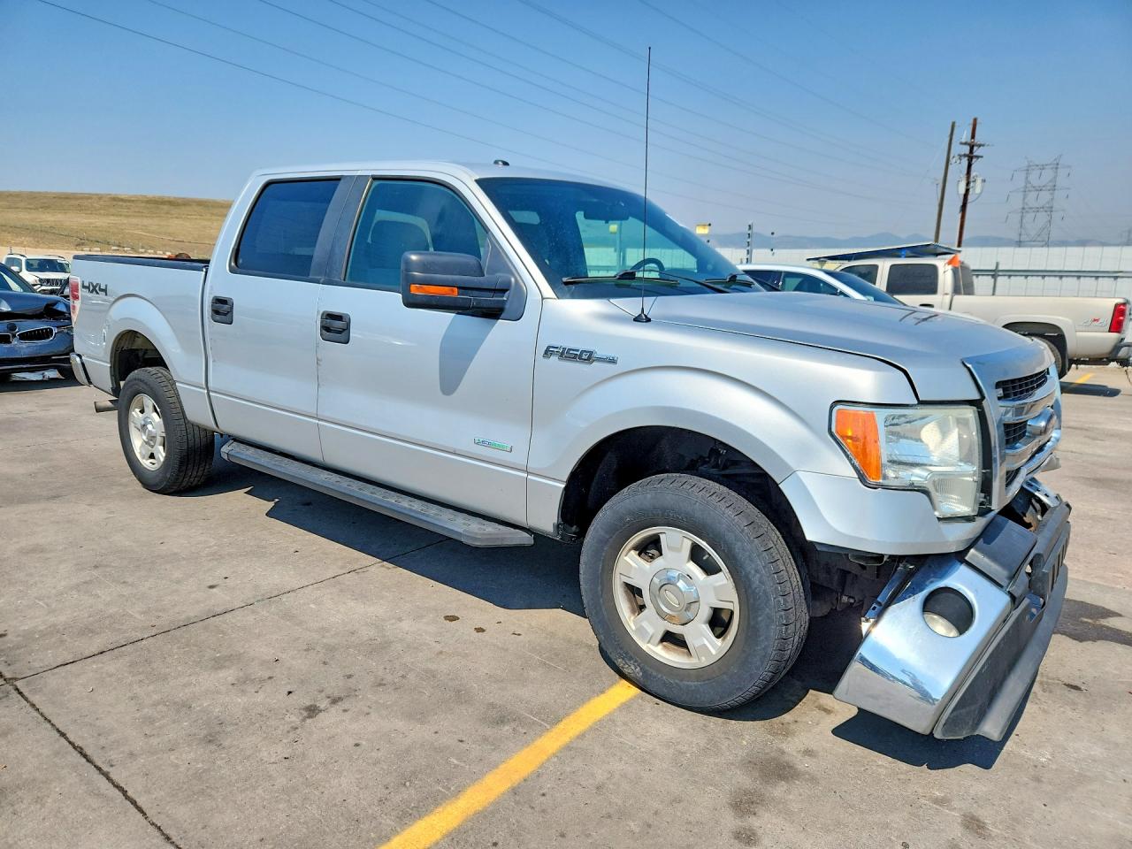 2013 Ford F150 Supercrew Silver vin: 1FTFW1ET2DKF36900