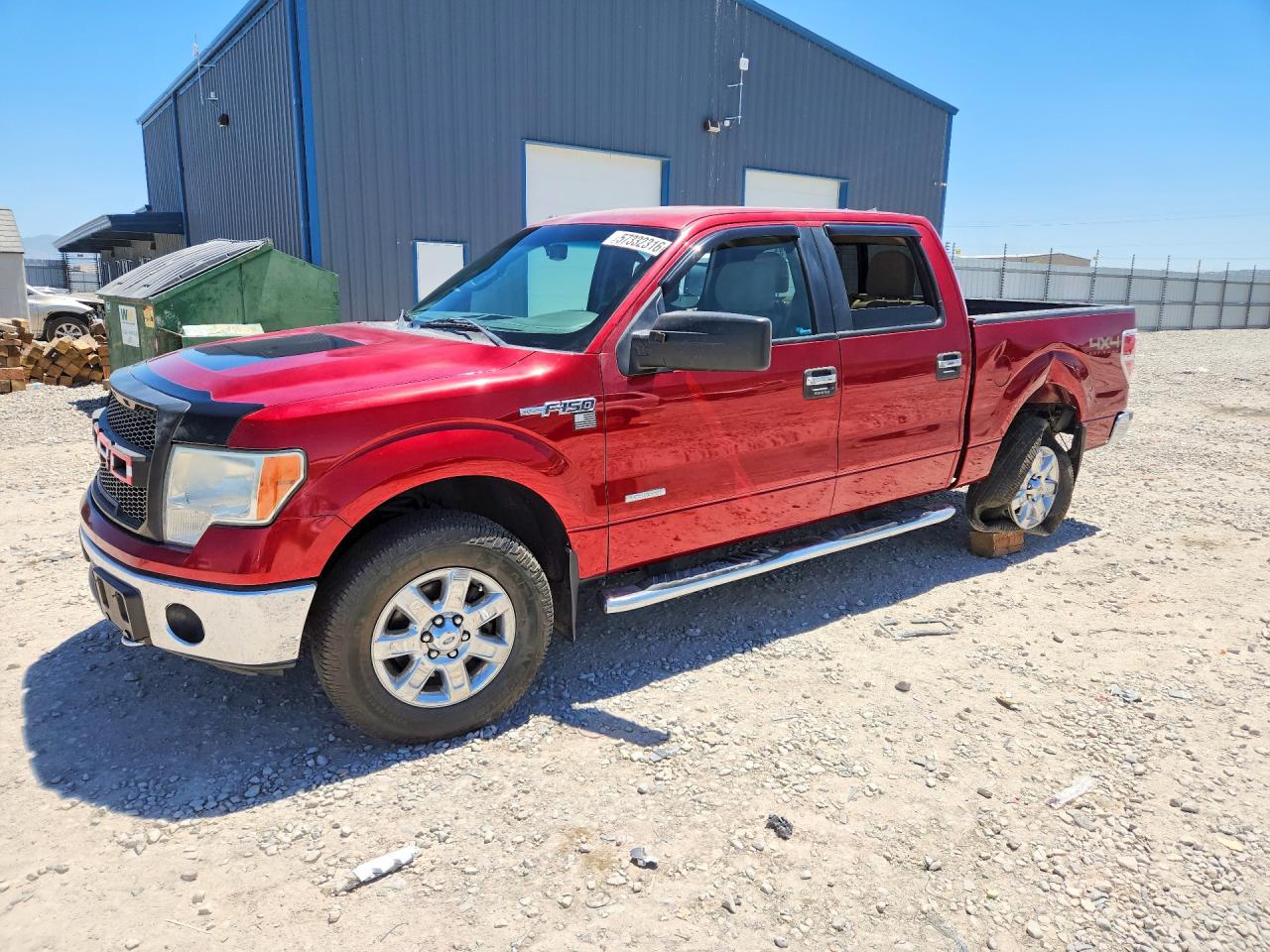 2013 Ford F150 Supercrew Red vin: 1FTFW1ET2DKF42311
