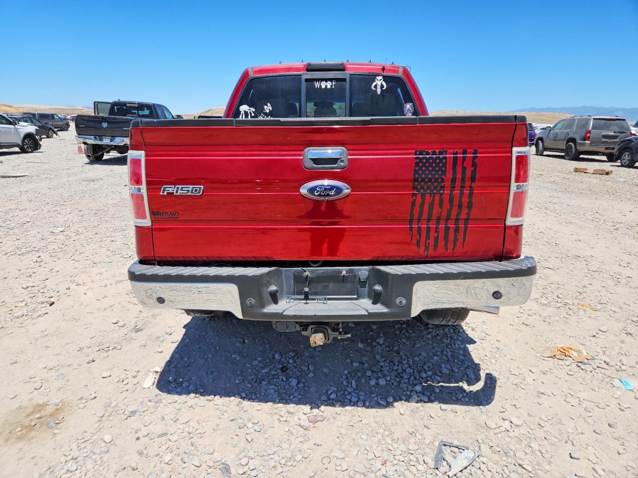 2013 Ford F150 Supercrew Red vin: 1FTFW1ET2DKF42311