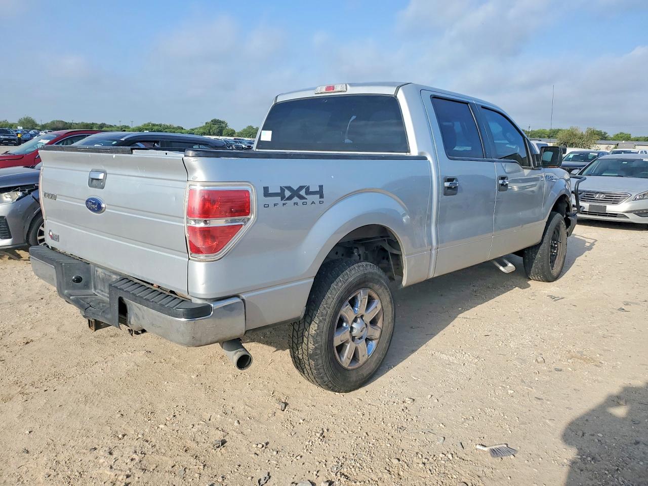2013 Ford F150 Supercrew Silver vin: 1FTFW1ET2DKF47007