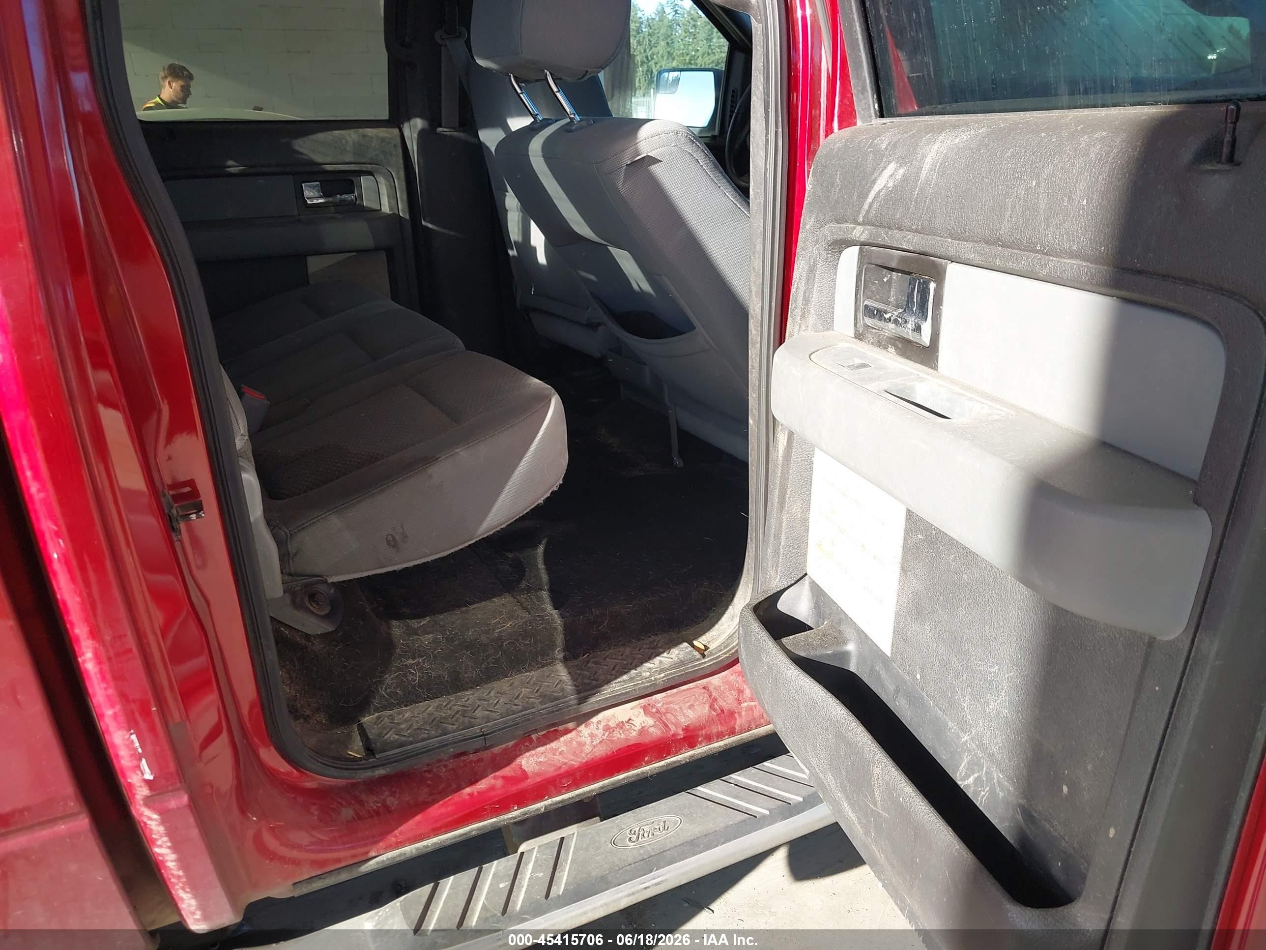 2013 Ford F-150 Xlt Red vin: 1FTFW1ET2DKF60324