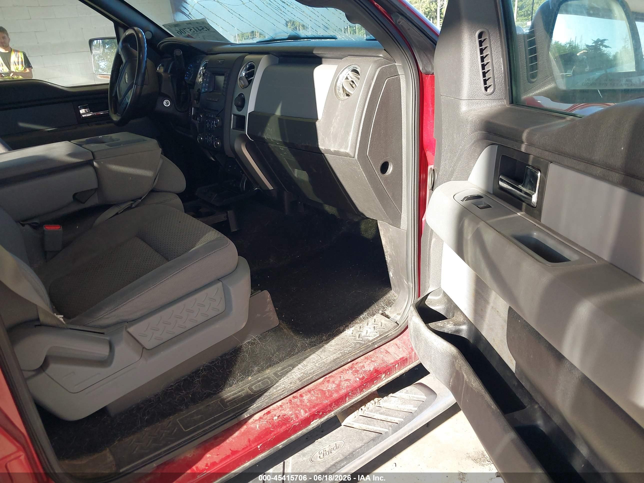 2013 Ford F-150 Xlt Red vin: 1FTFW1ET2DKF60324