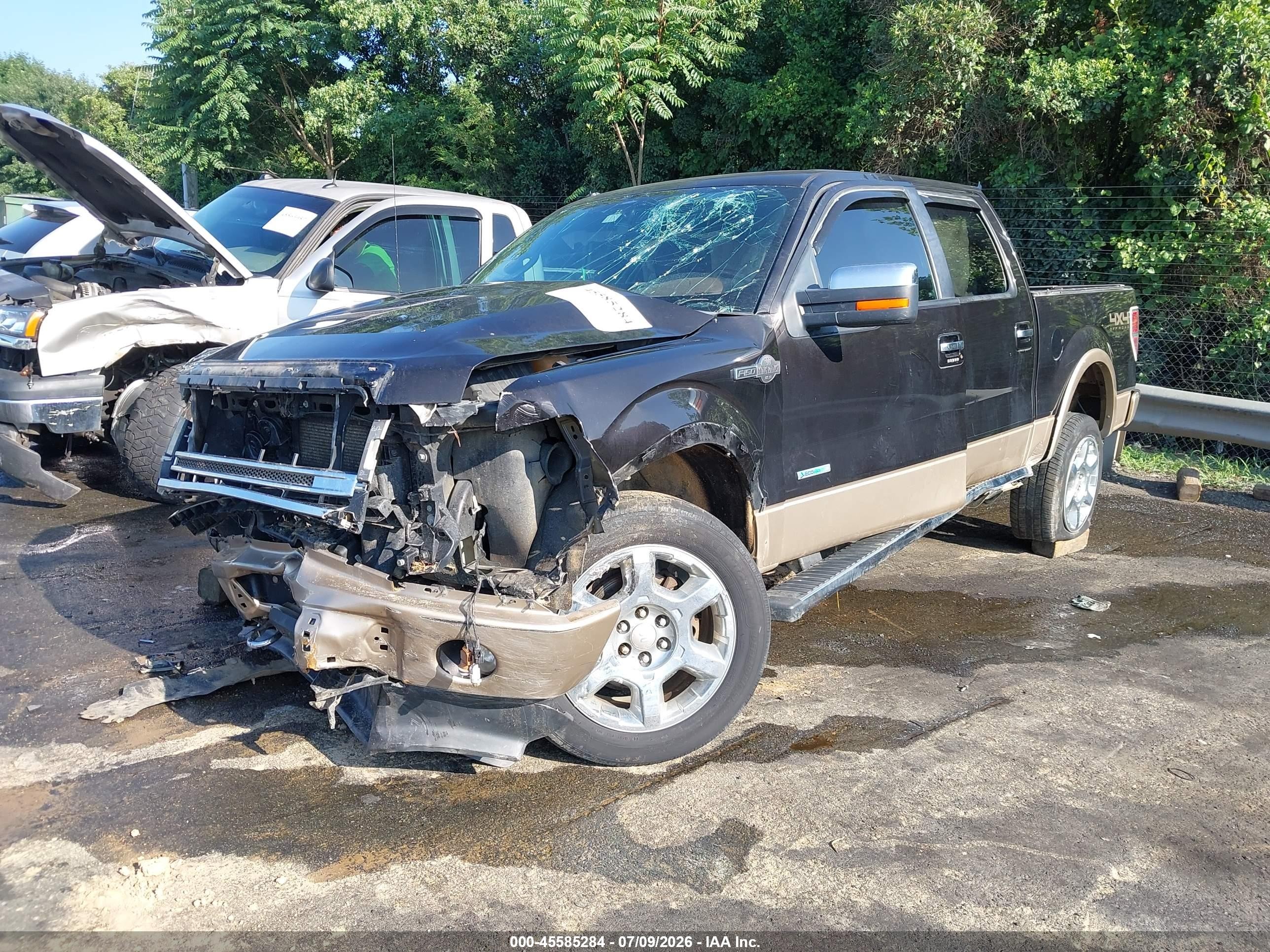 2013 Ford F-150 King Ranch Black vin: 1FTFW1ET2DKF77561