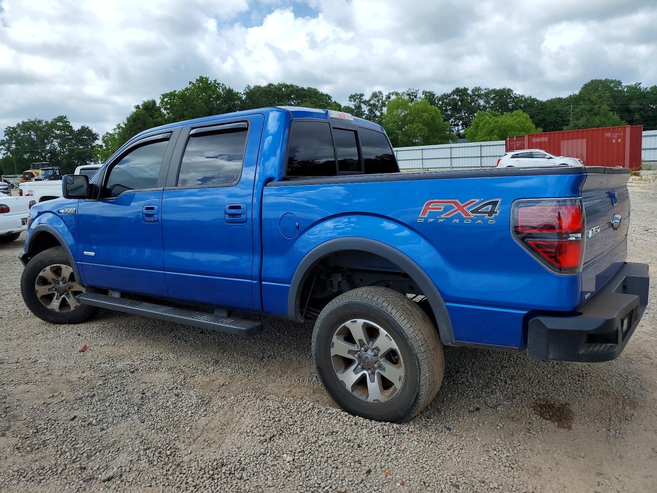 2014 Ford F150 Supercrew Blue vin: 1FTFW1ET2EFA82495