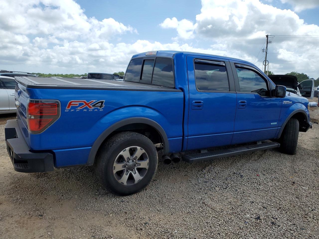 2014 Ford F150 Supercrew Blue vin: 1FTFW1ET2EFA82495