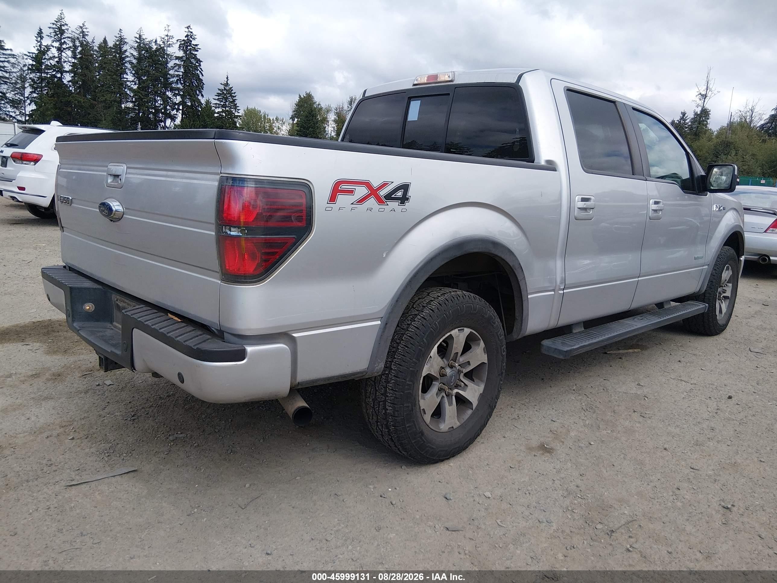 2014 Ford F-150 Fx4 Silver vin: 1FTFW1ET2EFA86787